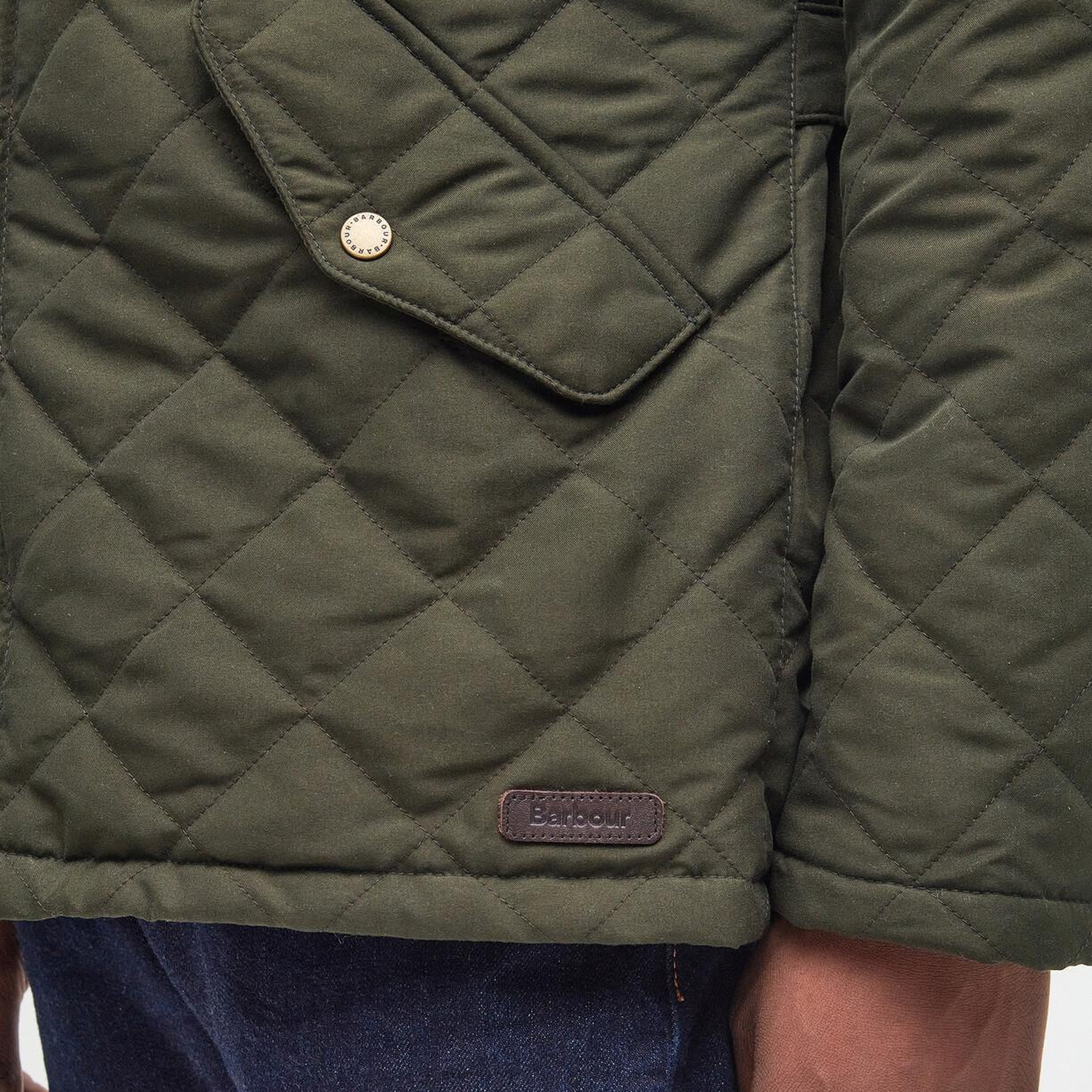 Barbour Waterproof Shoveler Kapitone Ceket