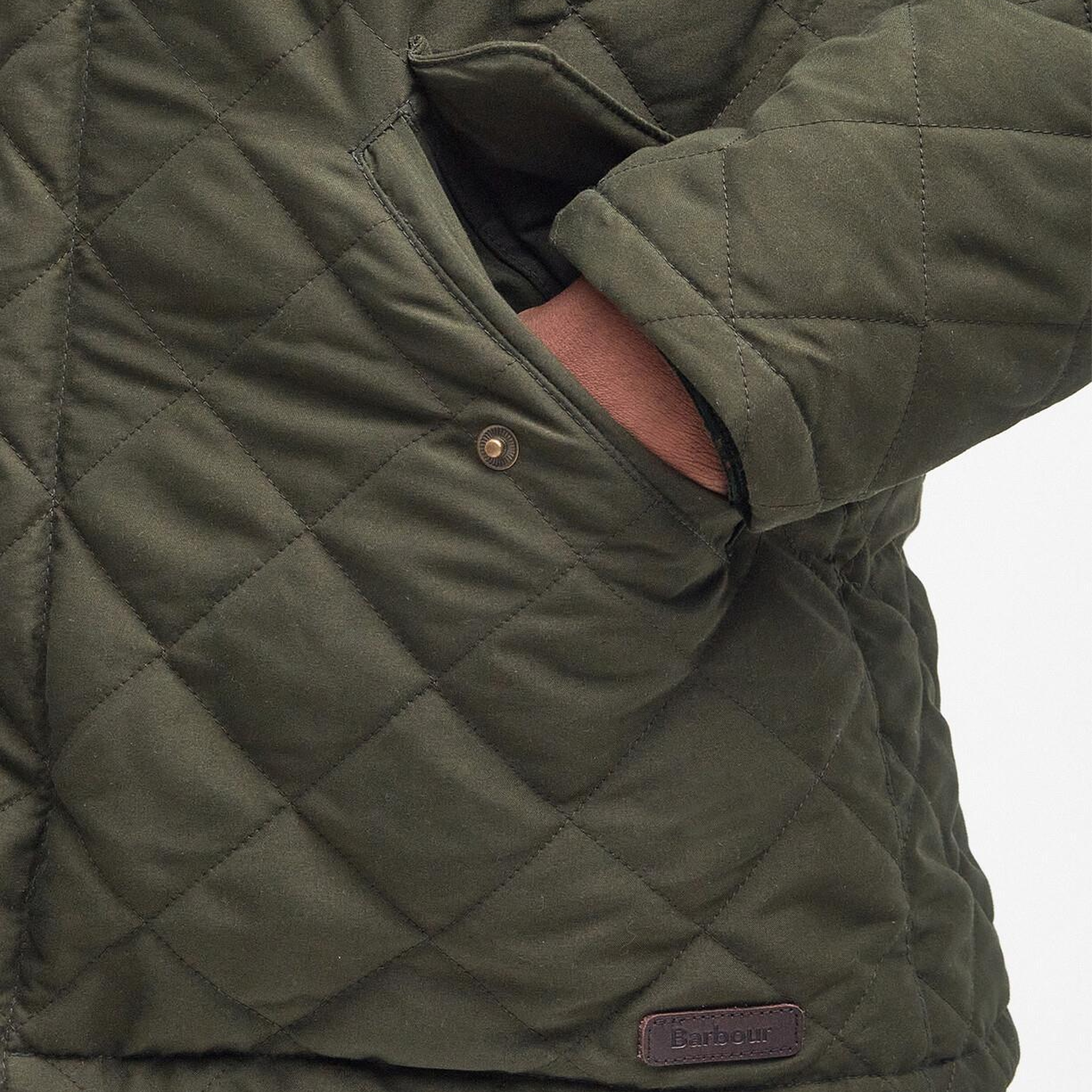 Barbour Waterproof Shoveler Kapitone Ceket