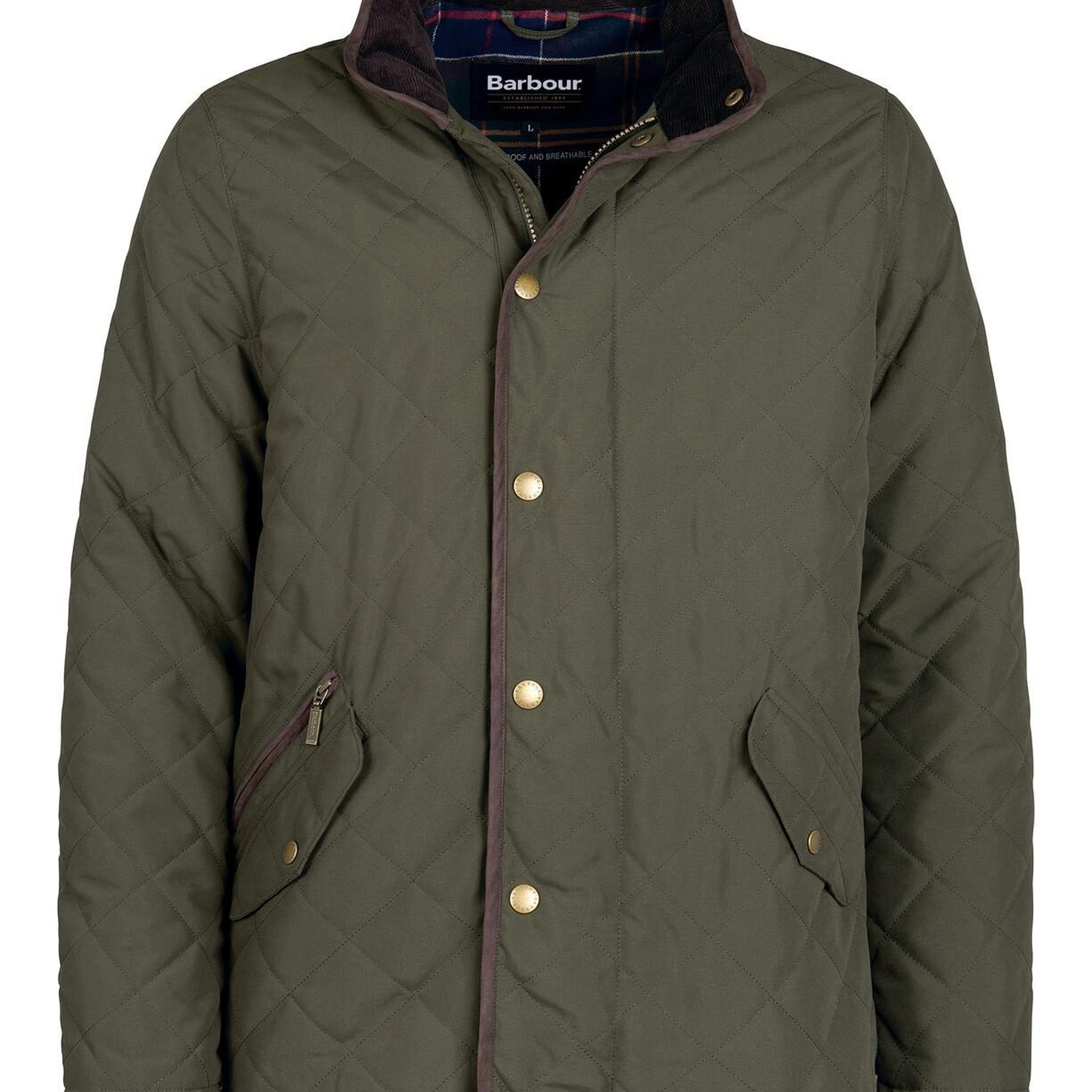 Barbour Waterproof Shoveler Kapitone Ceket