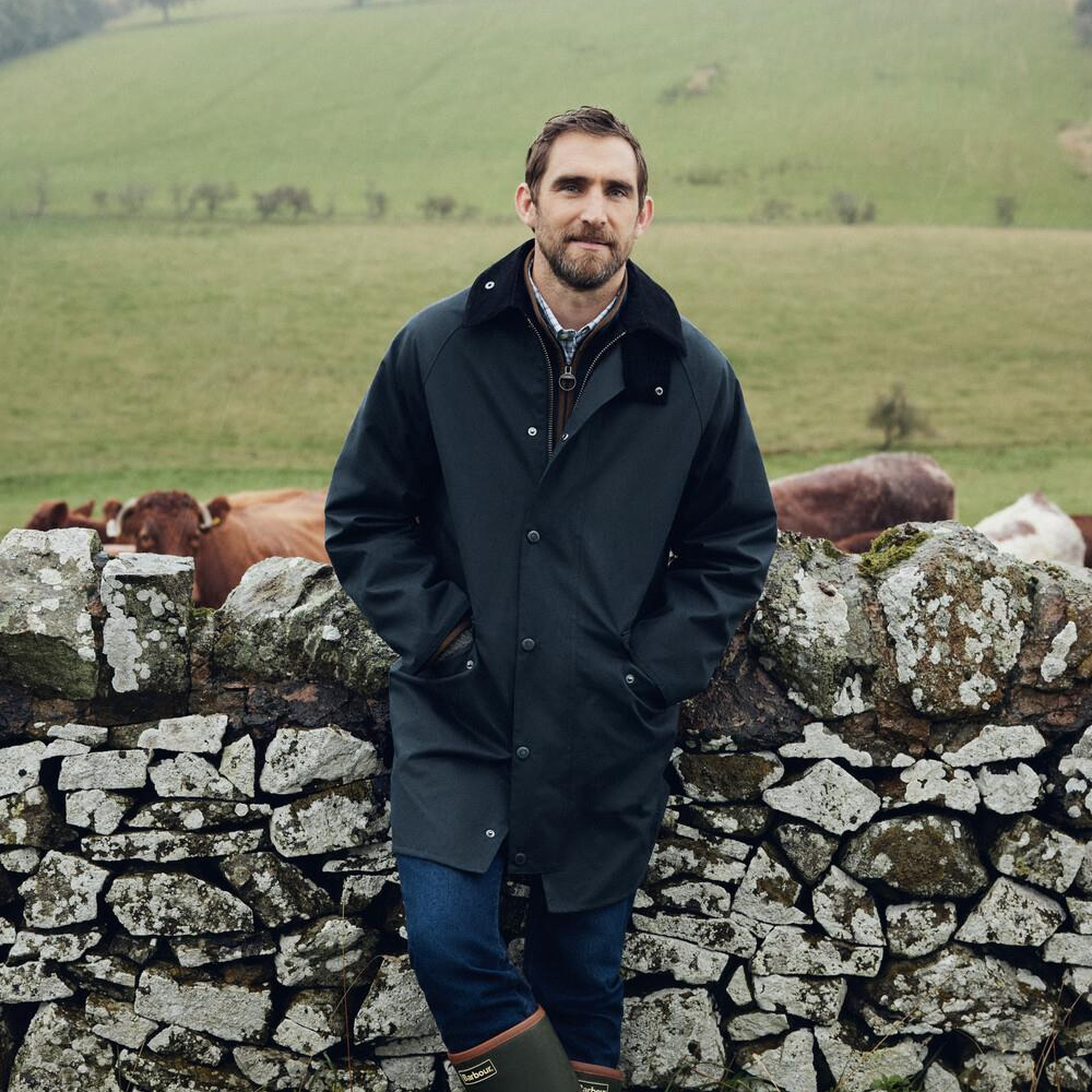 Barbour Country Yağlı Mac Ceket