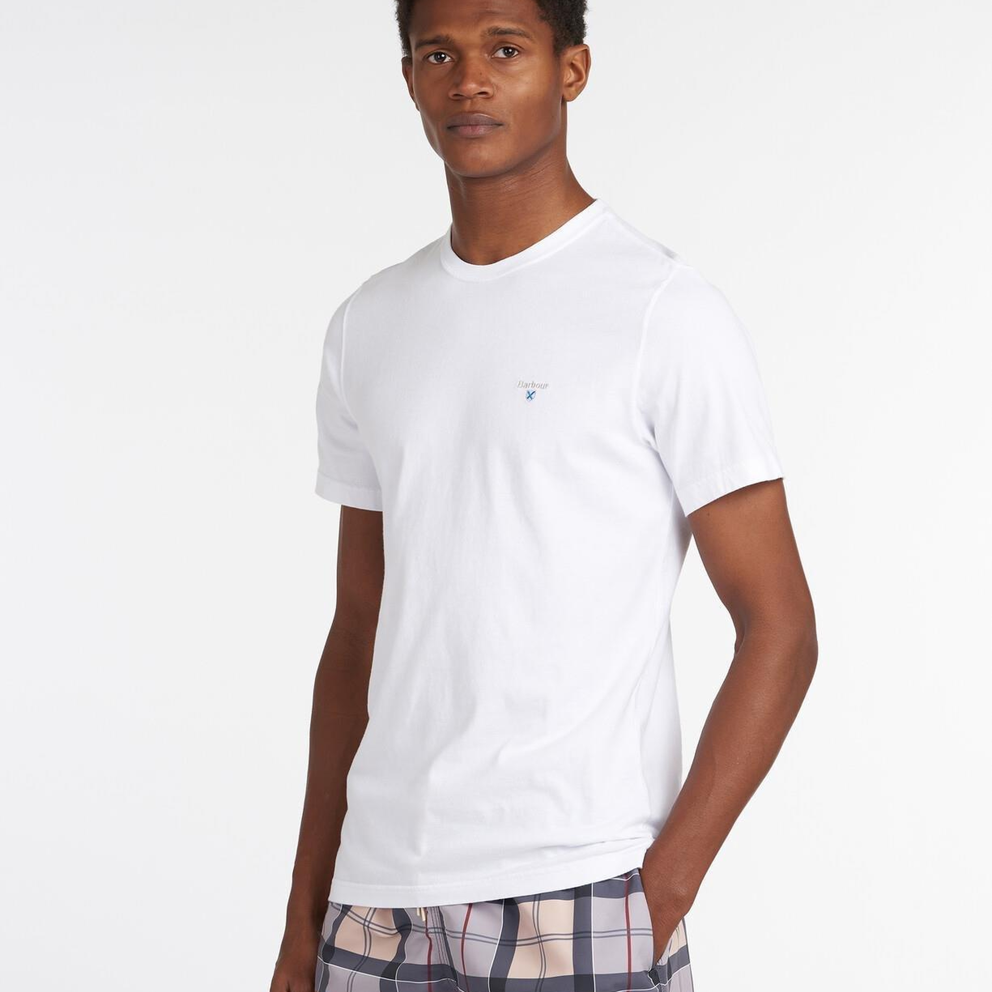 Barbour Tartan Sports T-Shirt