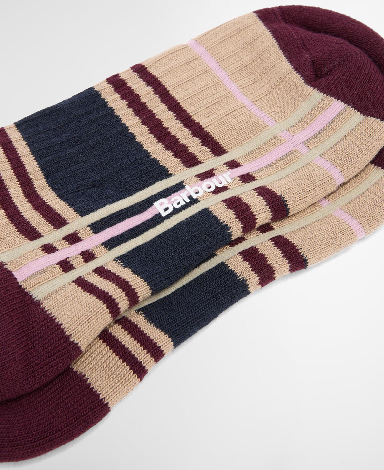 Barbour Wellington Tartan Diz Üstü Çorap