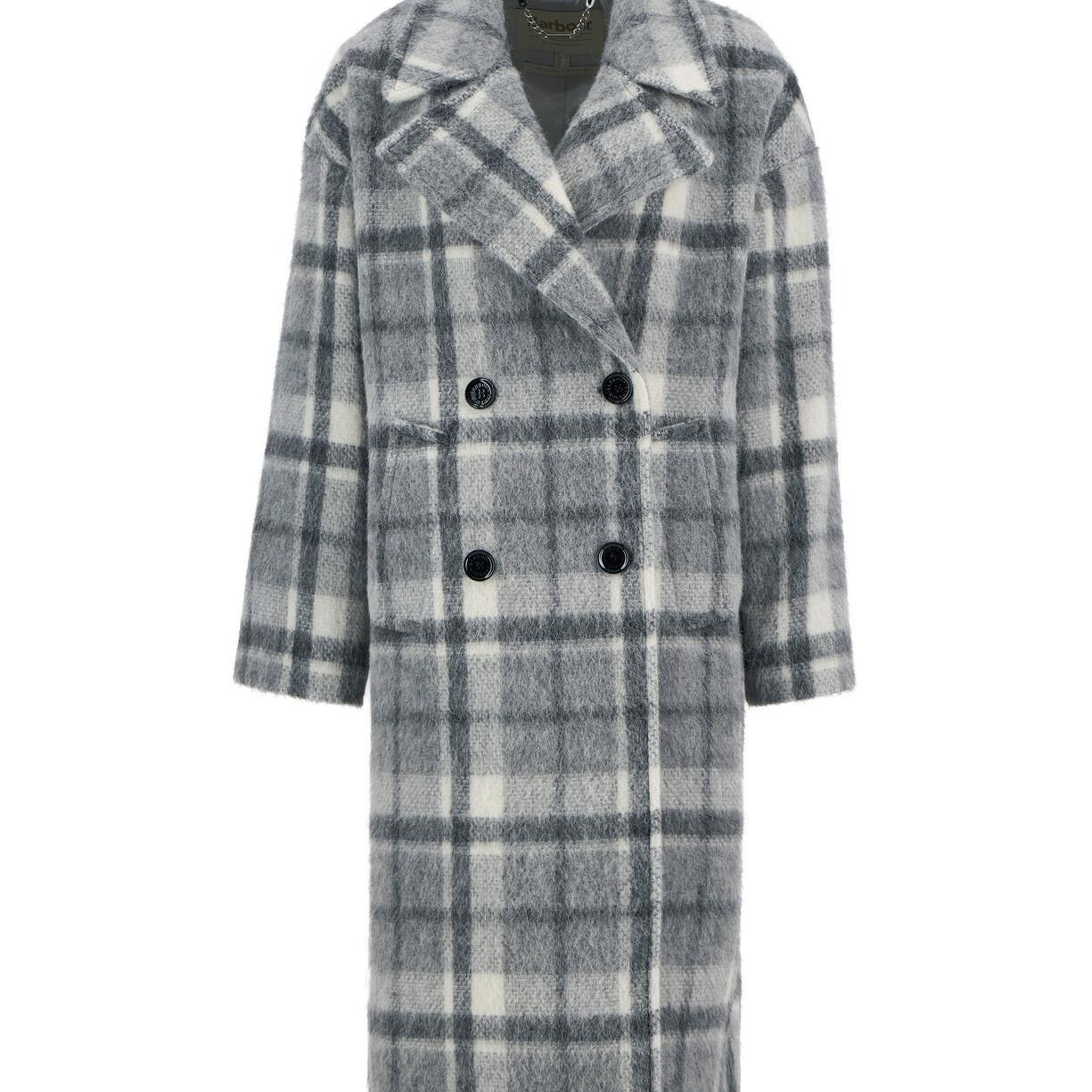 Barbour Beattie Double Breasted Wool Palto