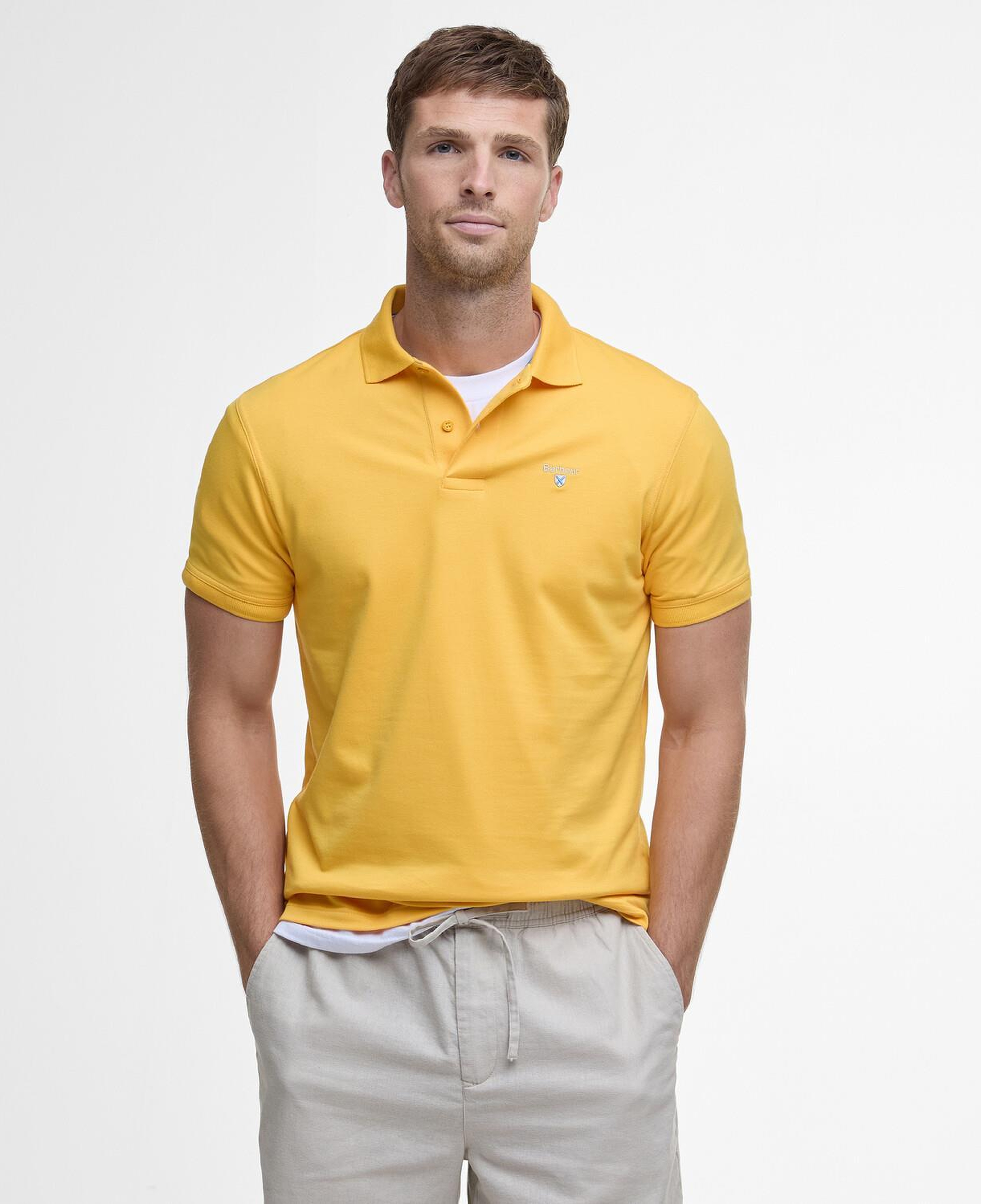 Barbour Active Tailored Fit Polo Yaka