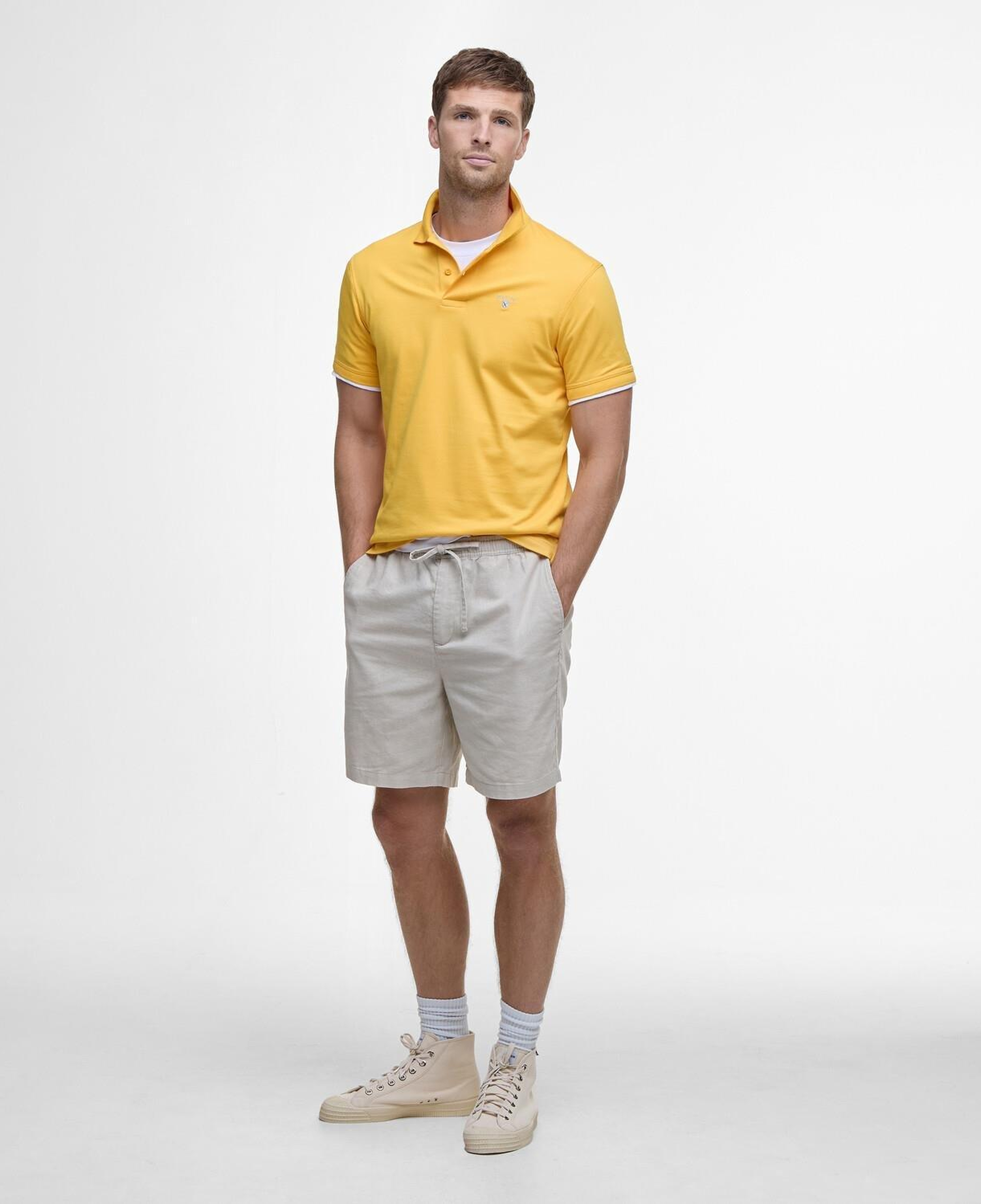 Barbour Active Tailored Fit Polo Yaka