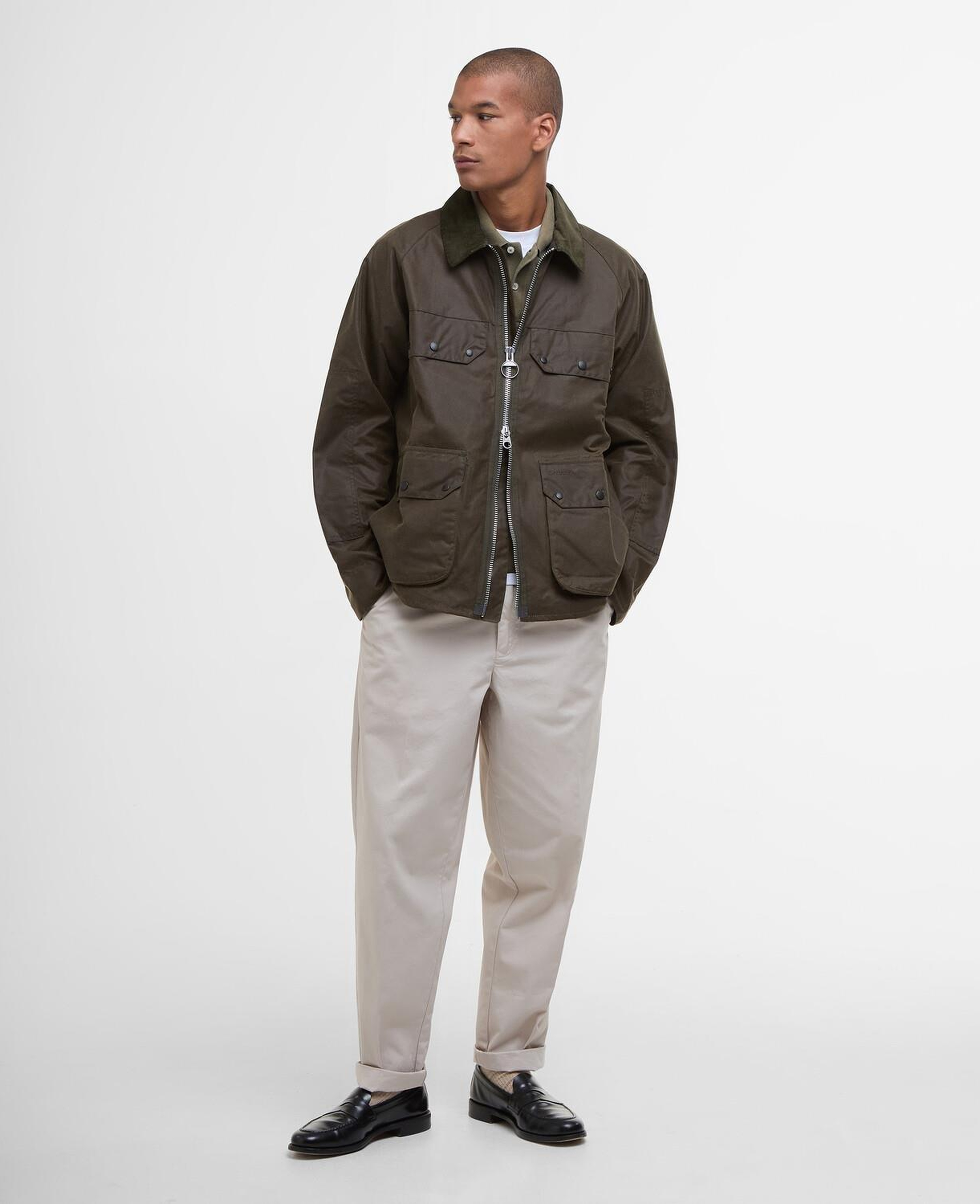 Barbour Re-Engineered Short Bedale Yağlı Ceket