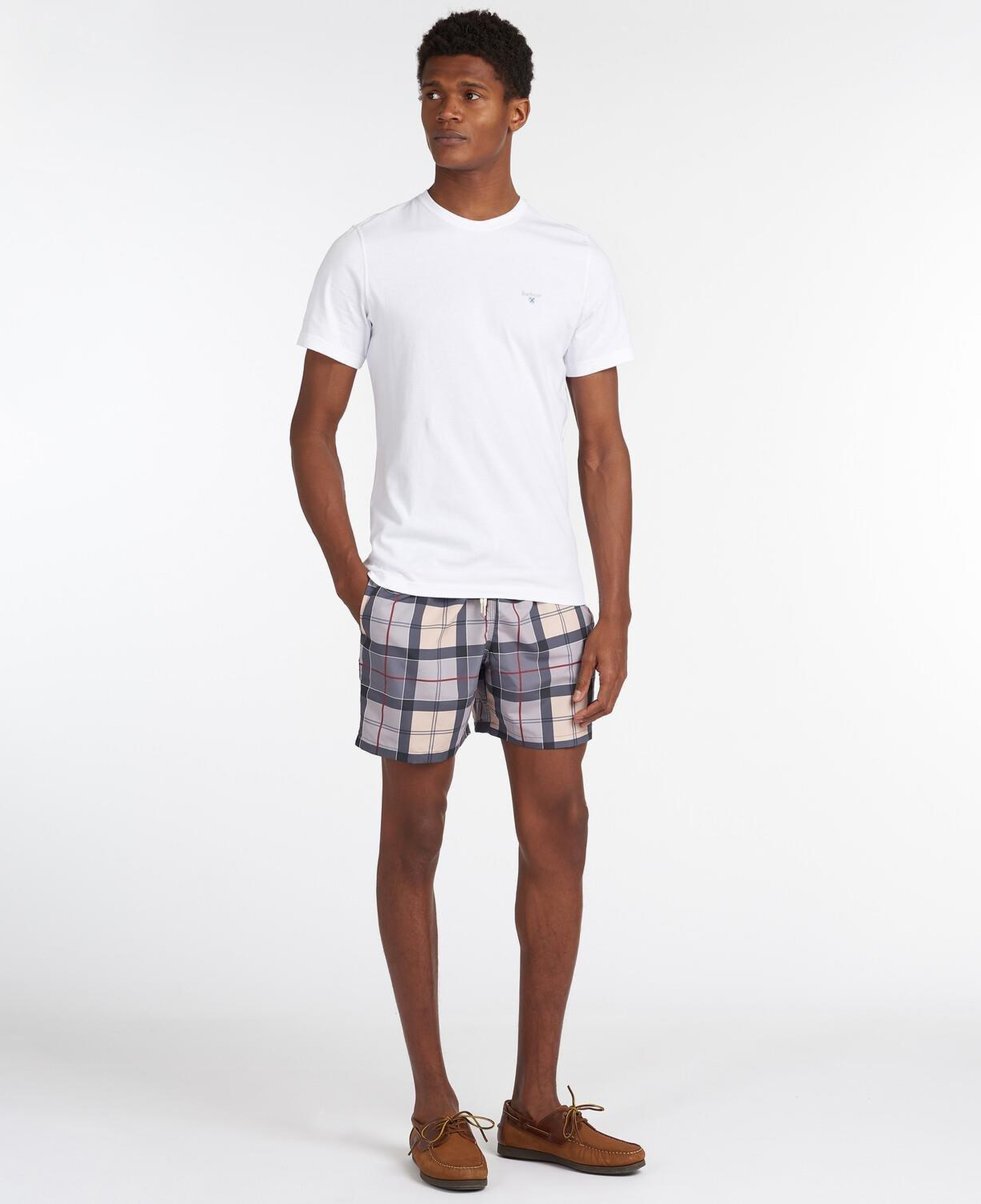 Barbour Tartan Sports T-Shirt