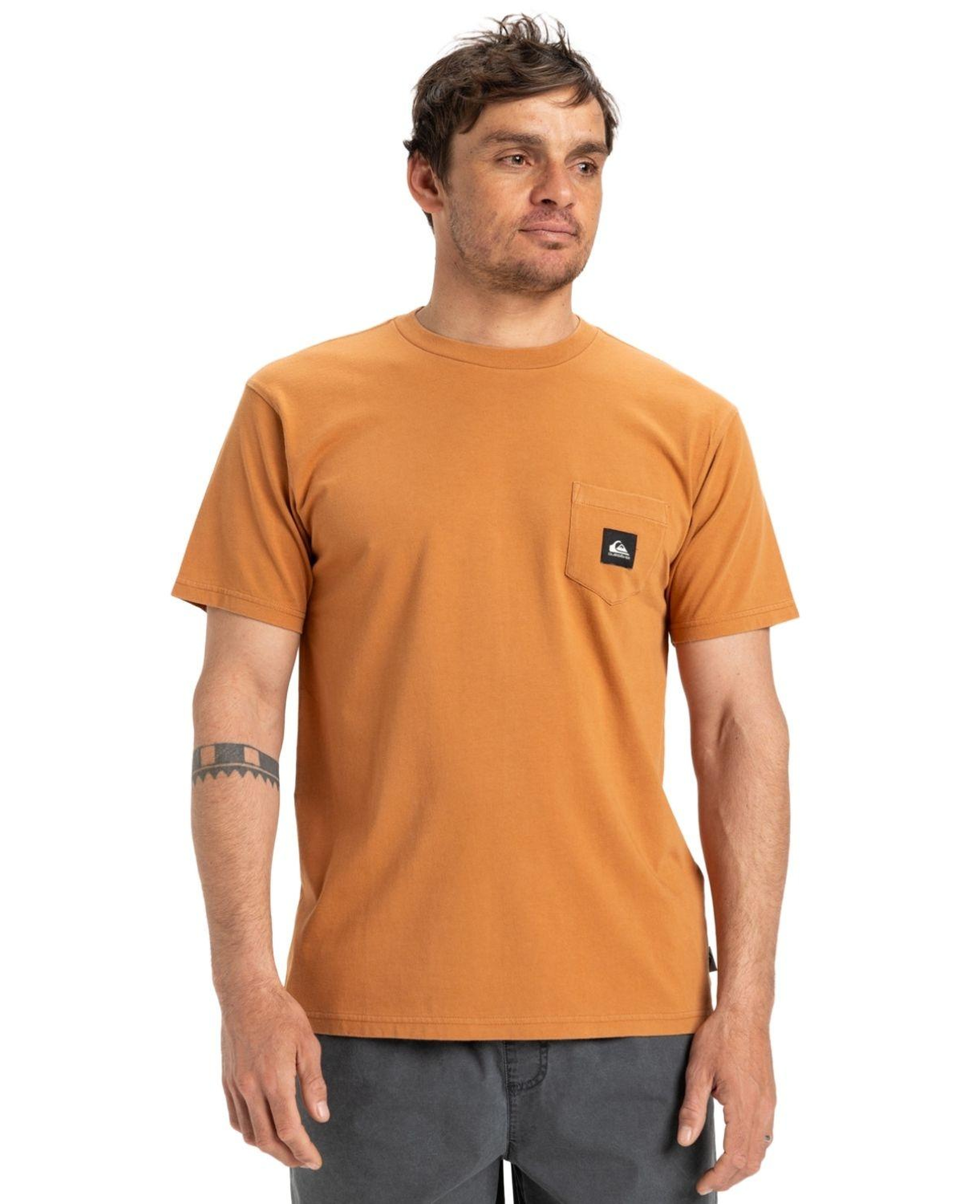 Quiksilver Salt Water Pocket Erkek Turuncu Tişört