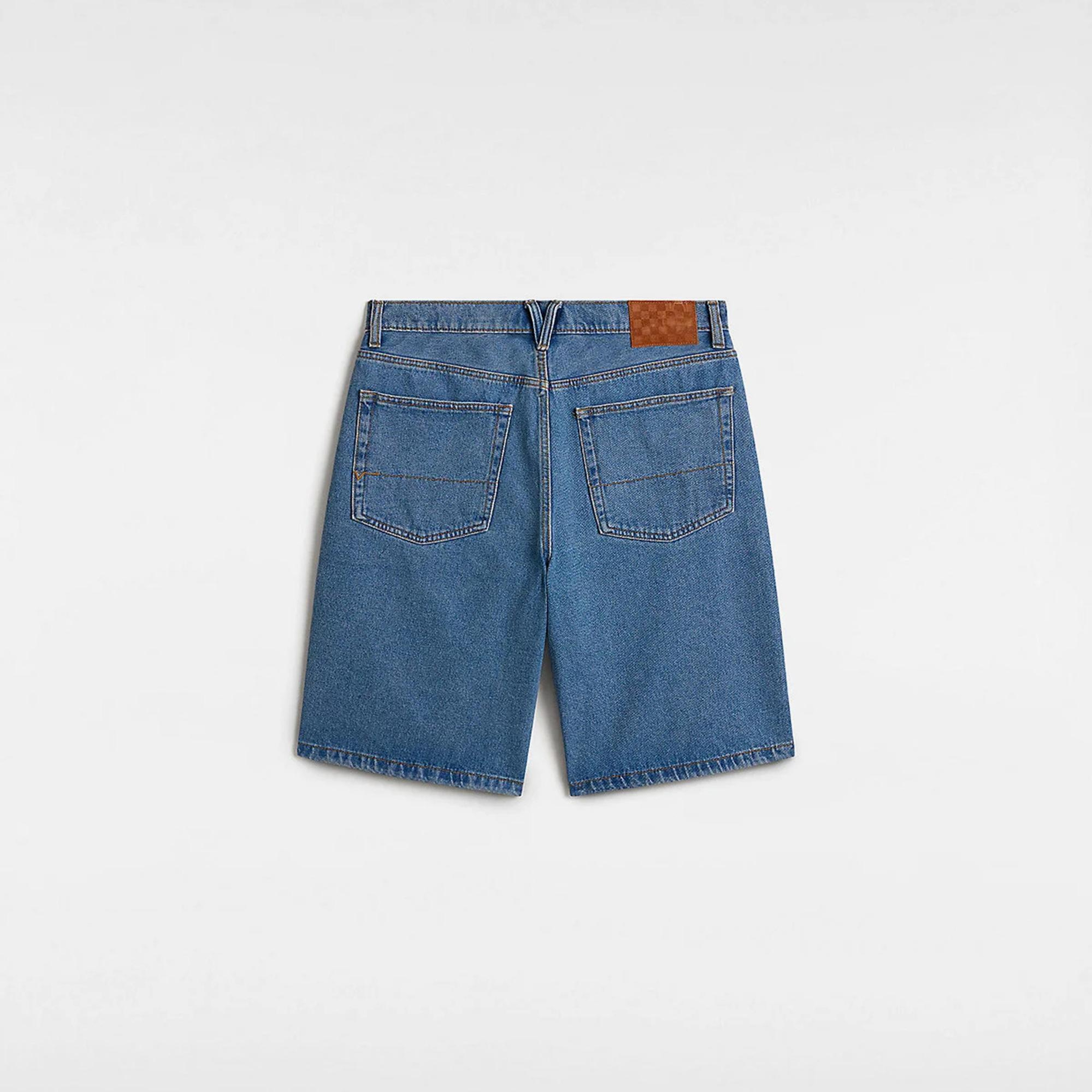 Vans Check-5 Baggy Denim Erkek Lacivert Şort
