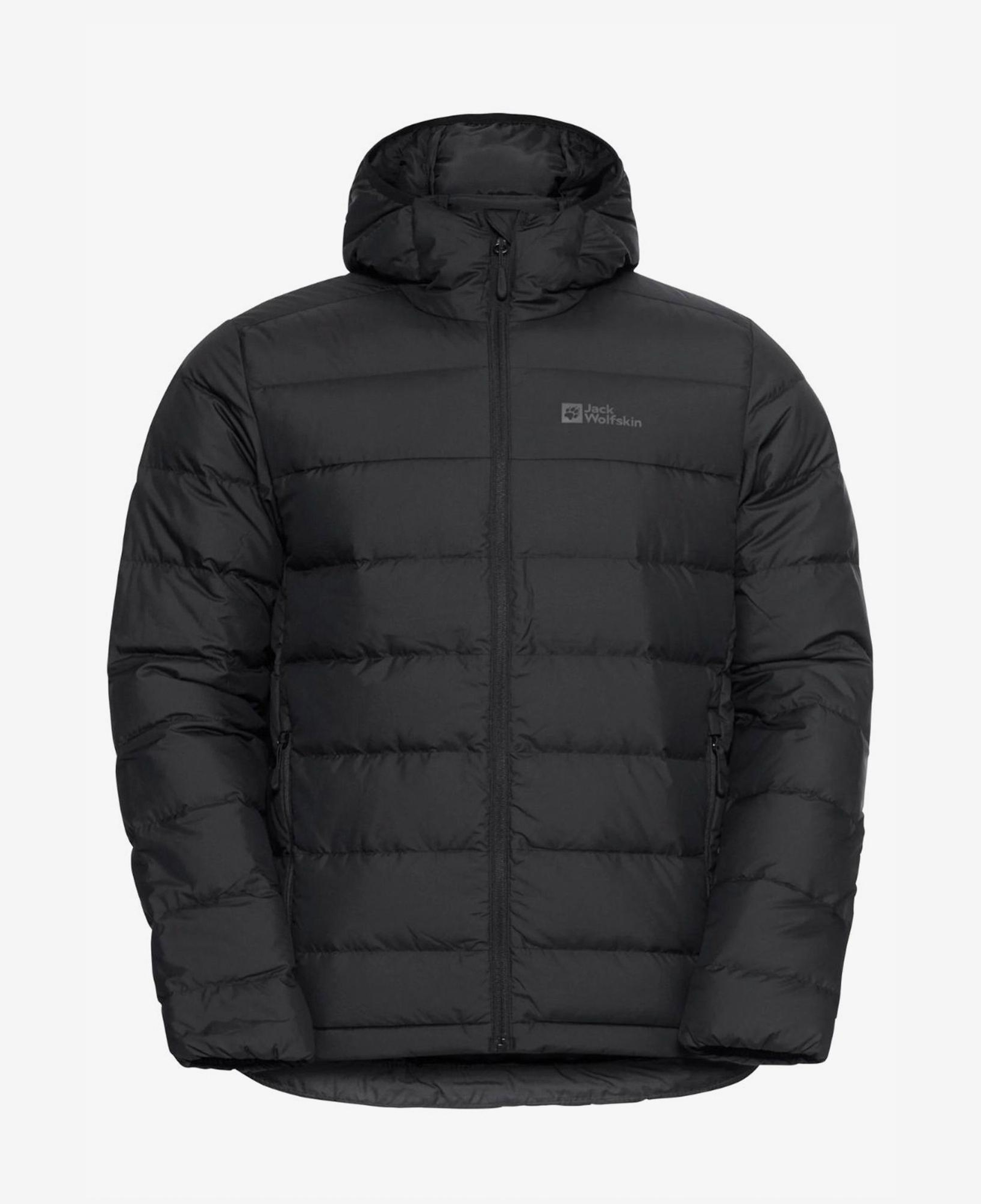 Jack Wolfskin Ather Down Hoody Erkek Siyah Ceket
