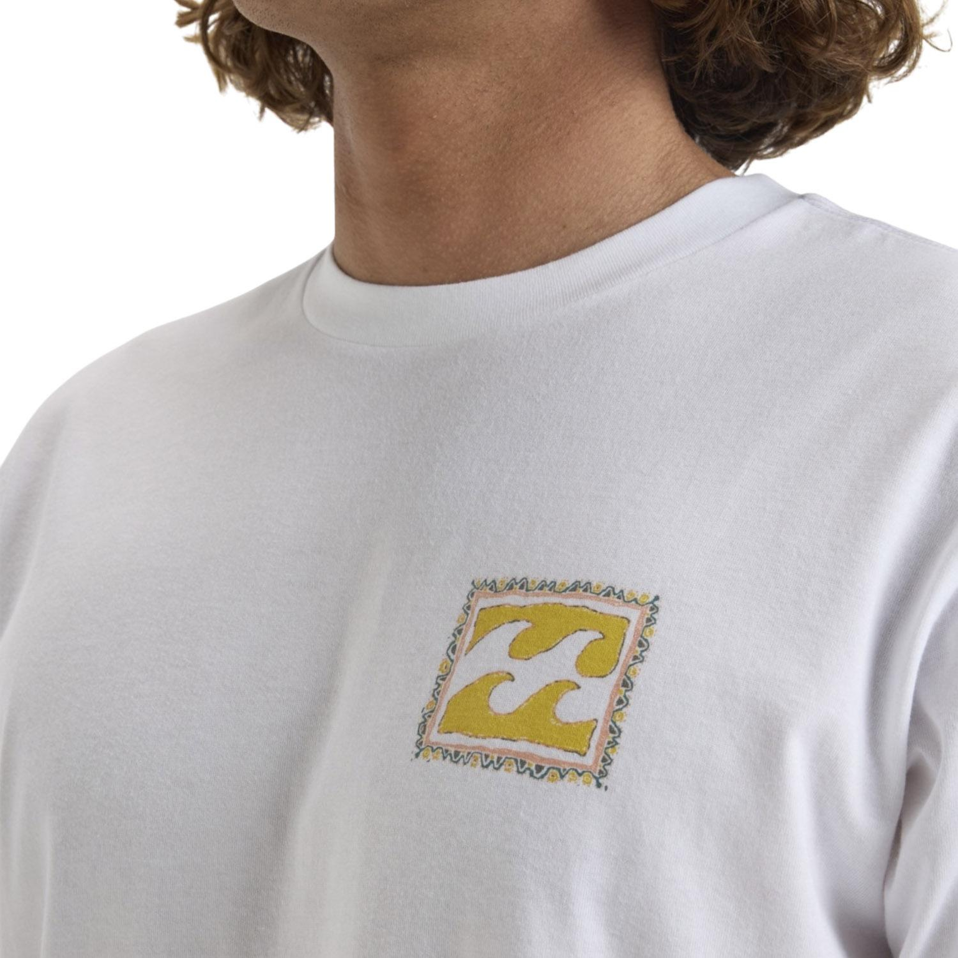 Billabong Crayon Wave Ss Erkek Beyaz Tişört