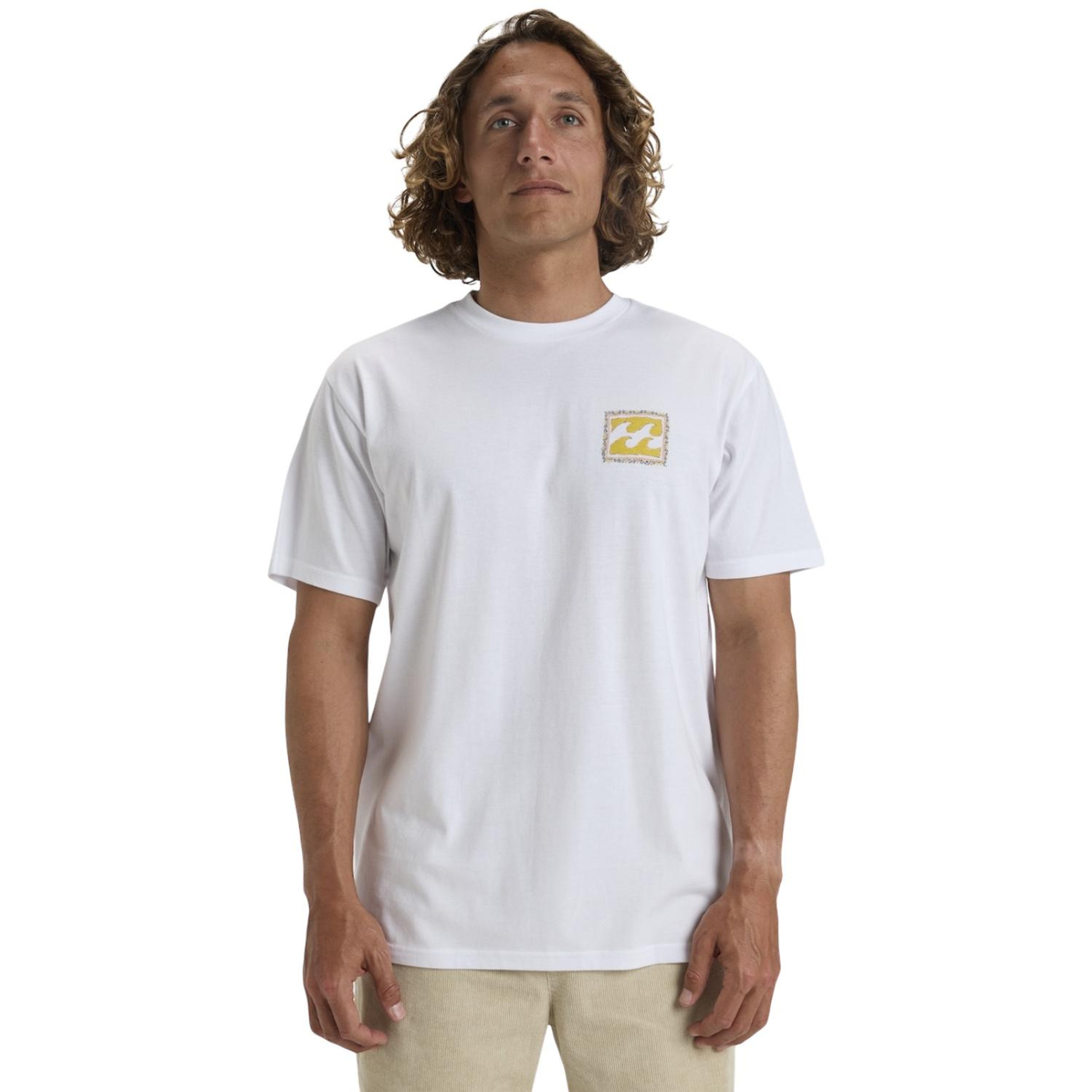 Billabong Crayon Wave Ss Erkek Beyaz Tişört