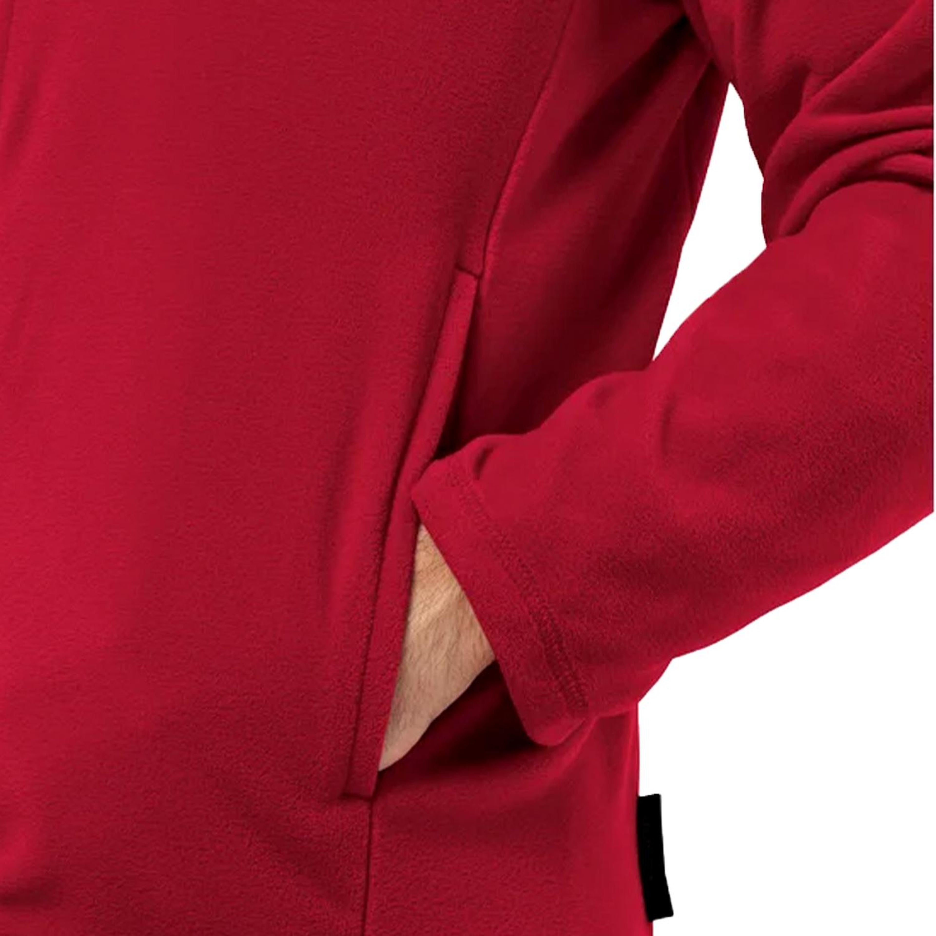 Jack Wolfskin Taunus Fz Erkek Kırmızı Polar Ceket