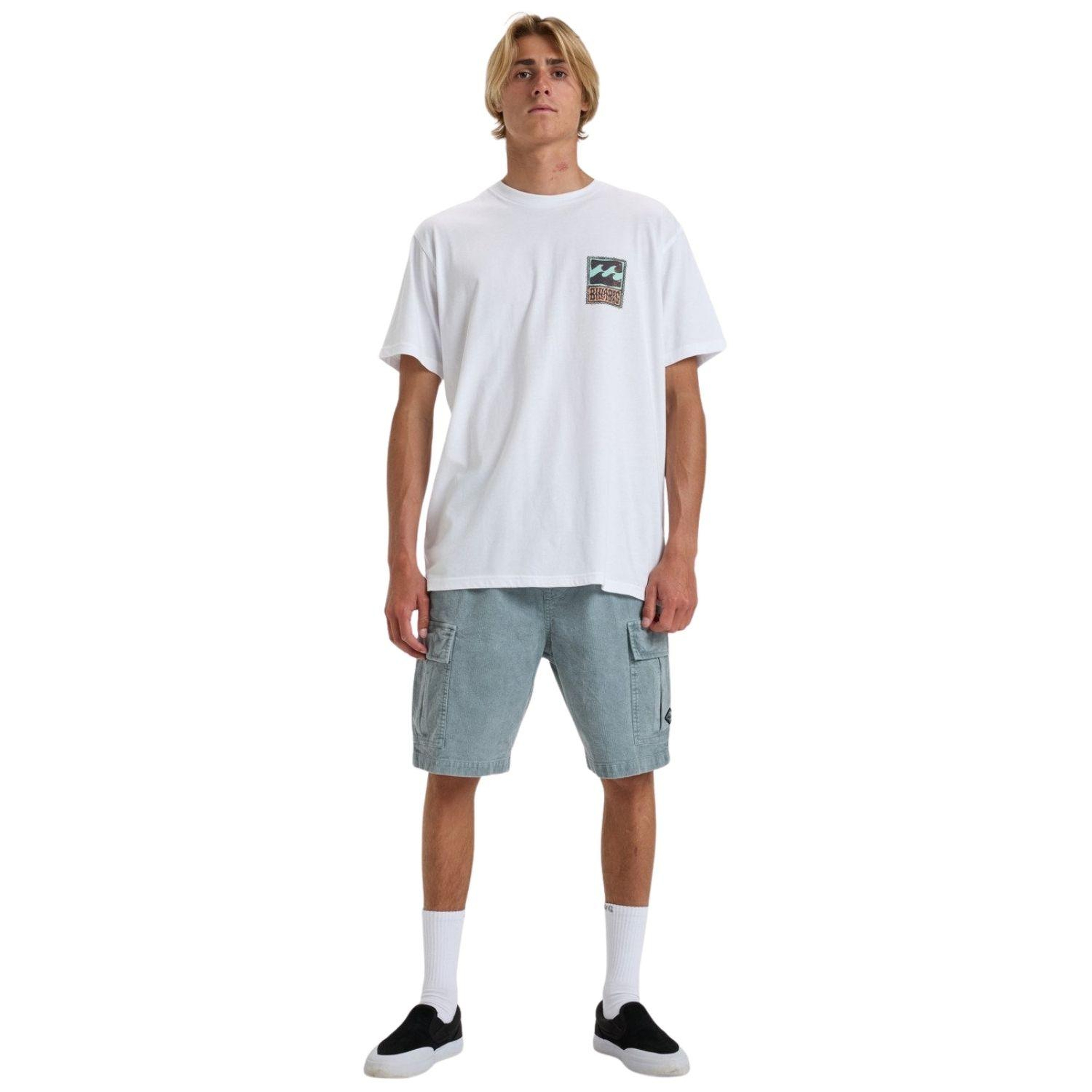 Billabong Stamp Ss Erkek Beyaz Tişört