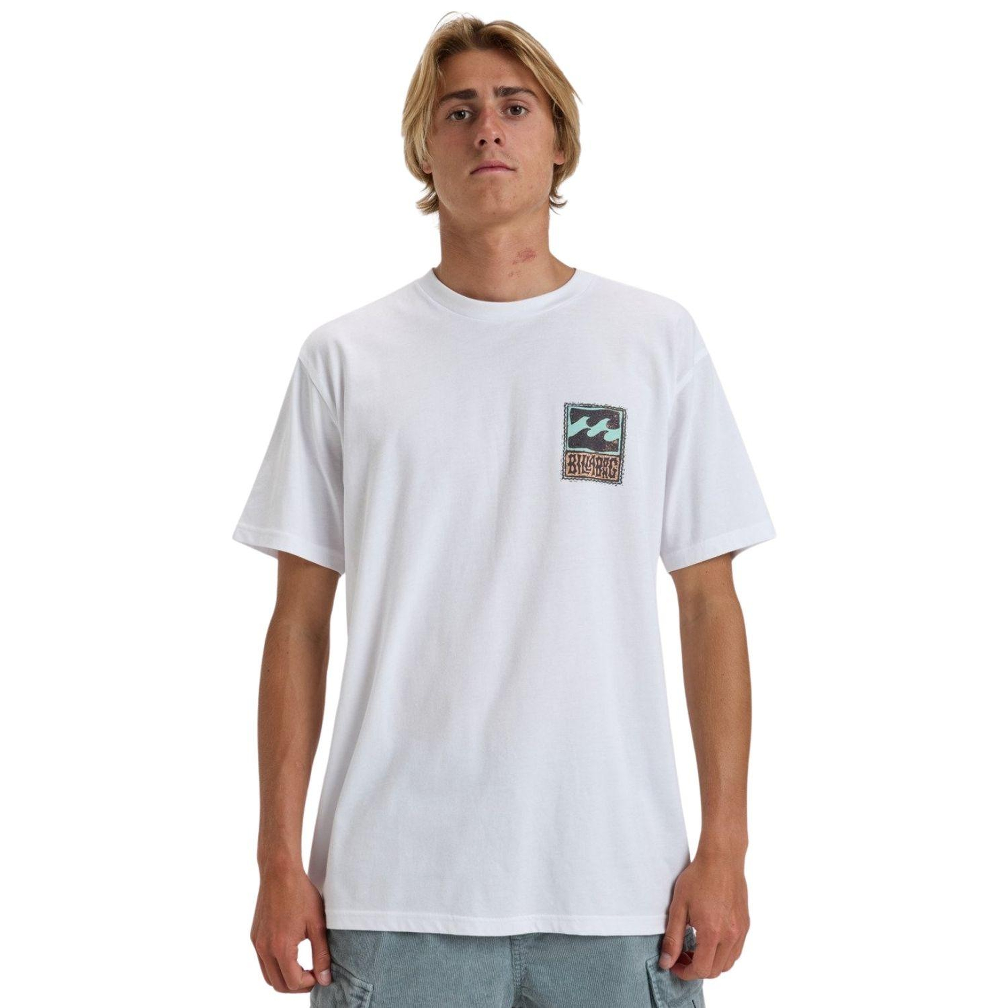 Billabong Stamp Ss Erkek Beyaz Tişört