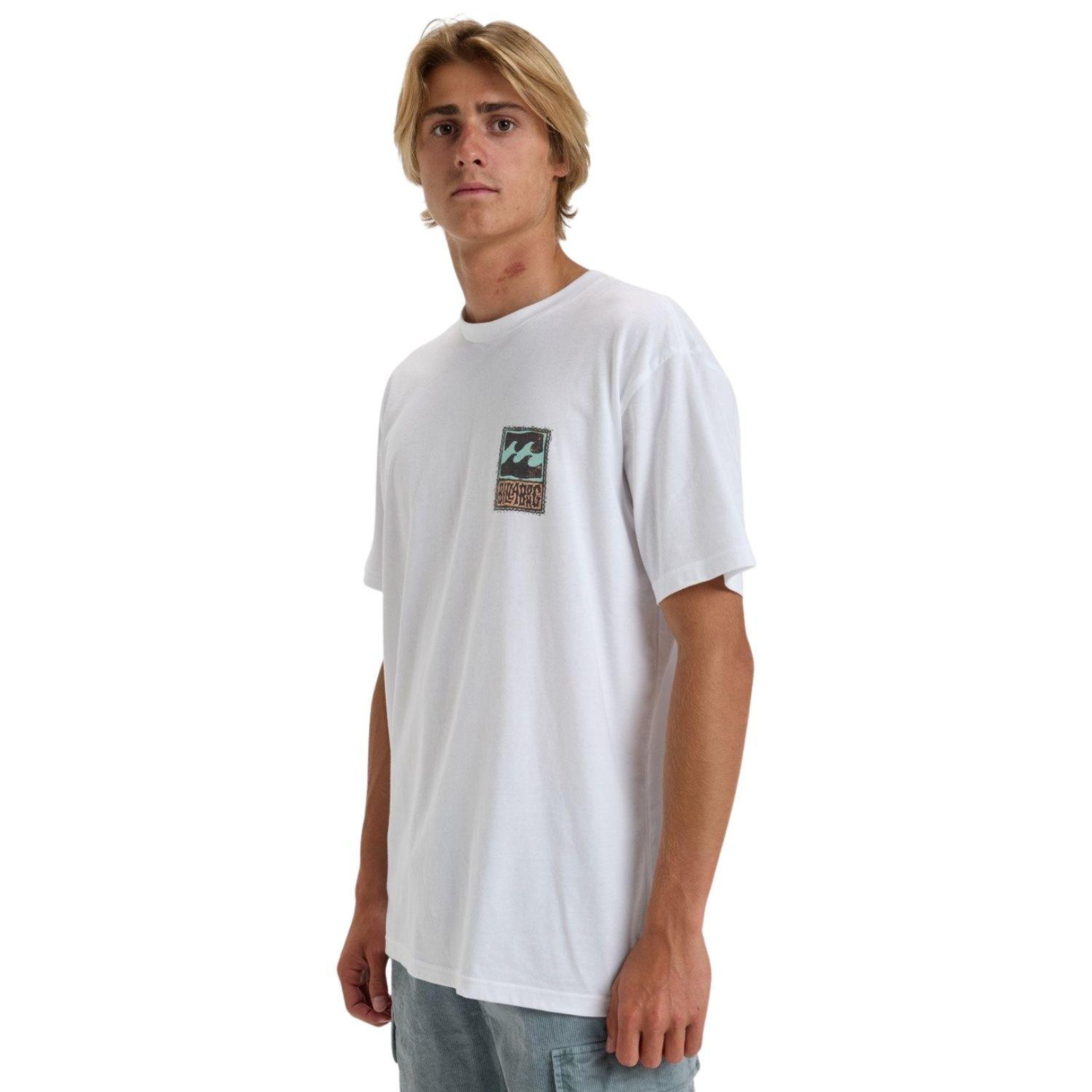 Billabong Stamp Ss Erkek Beyaz Tişört