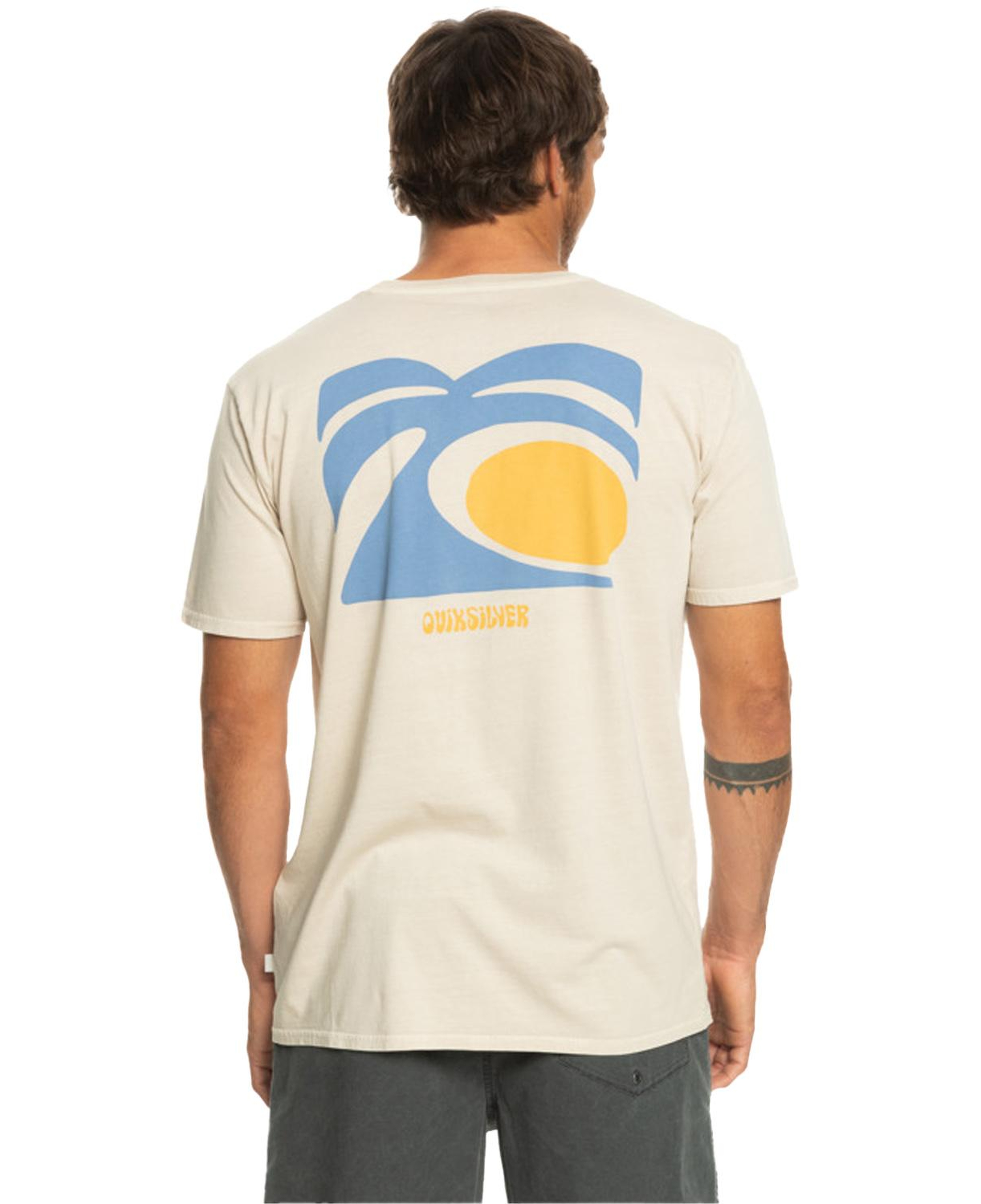 Quiksilver Artsinpalm Erkek Bej Tişört
