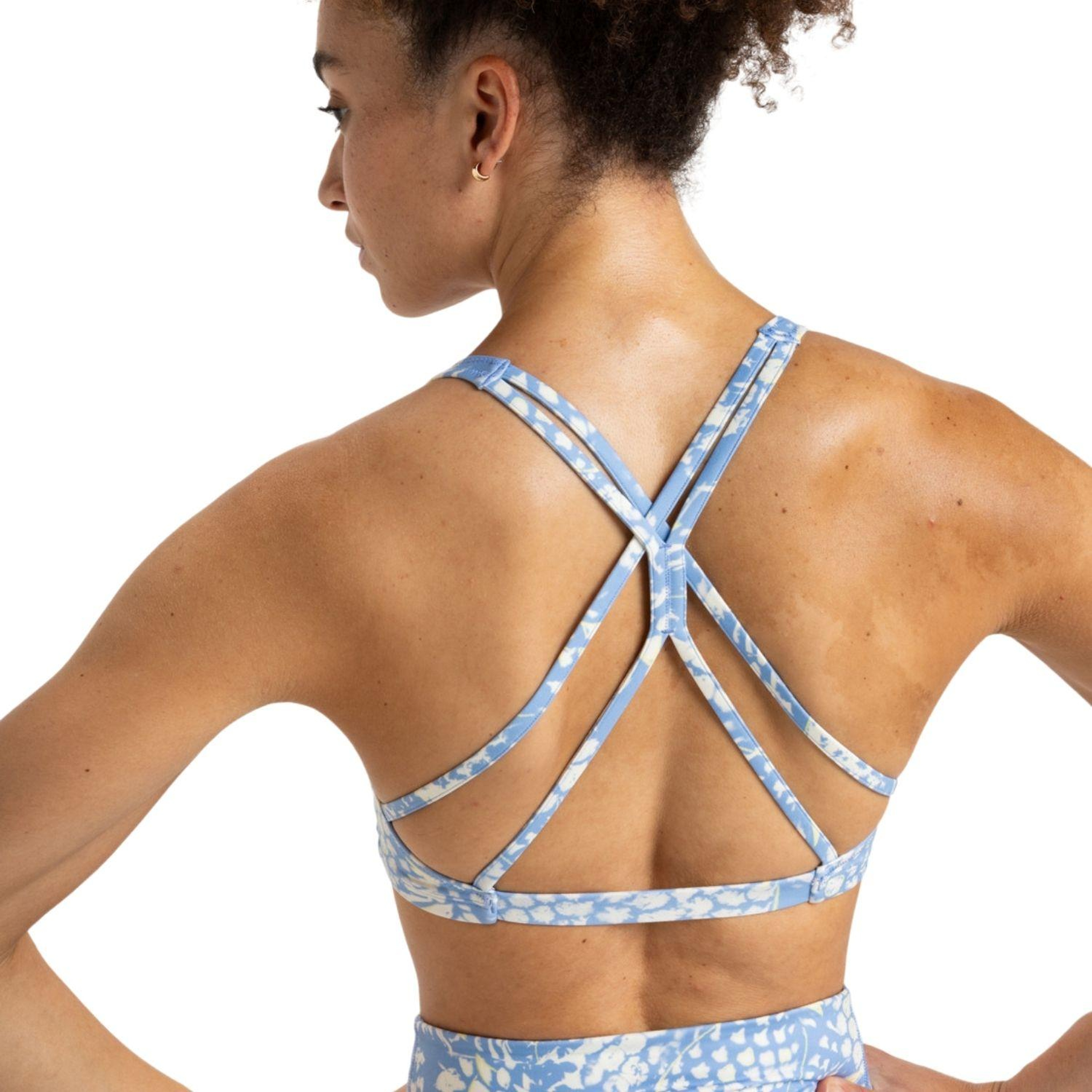 Roxy Heart Into It Bra PT Kadın Mavi Fitness Bra