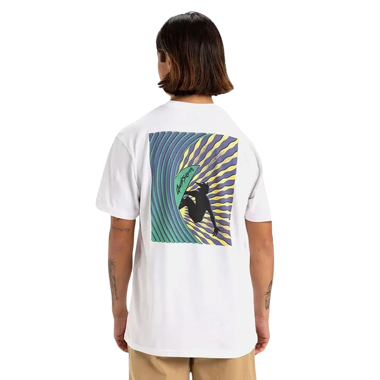 Quiksilver Window Pane Erkek Beyaz Tişört