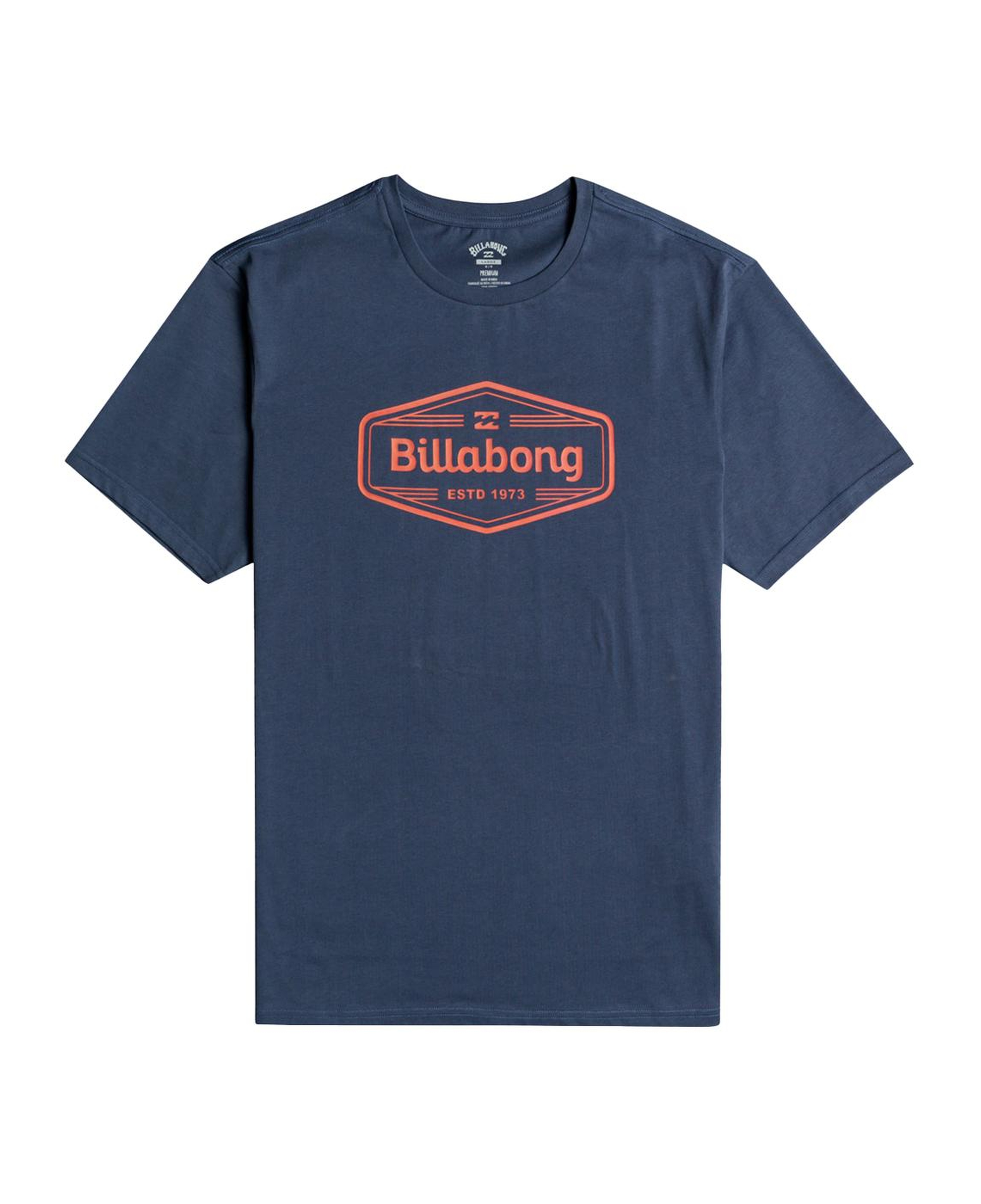 Billabong Trademark Ss Erkek Mavi Tişört