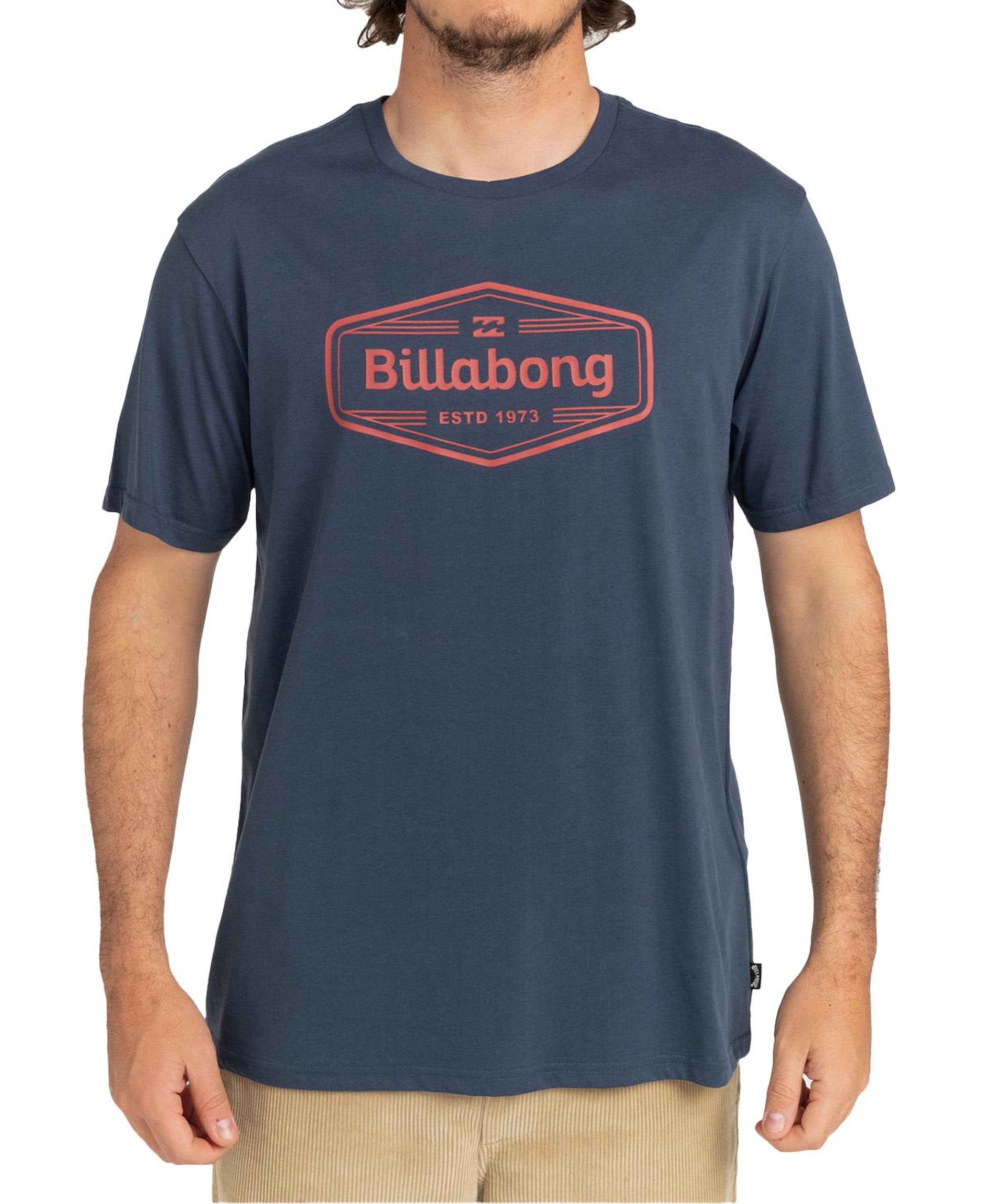 Billabong Trademark Ss Erkek Mavi Tişört