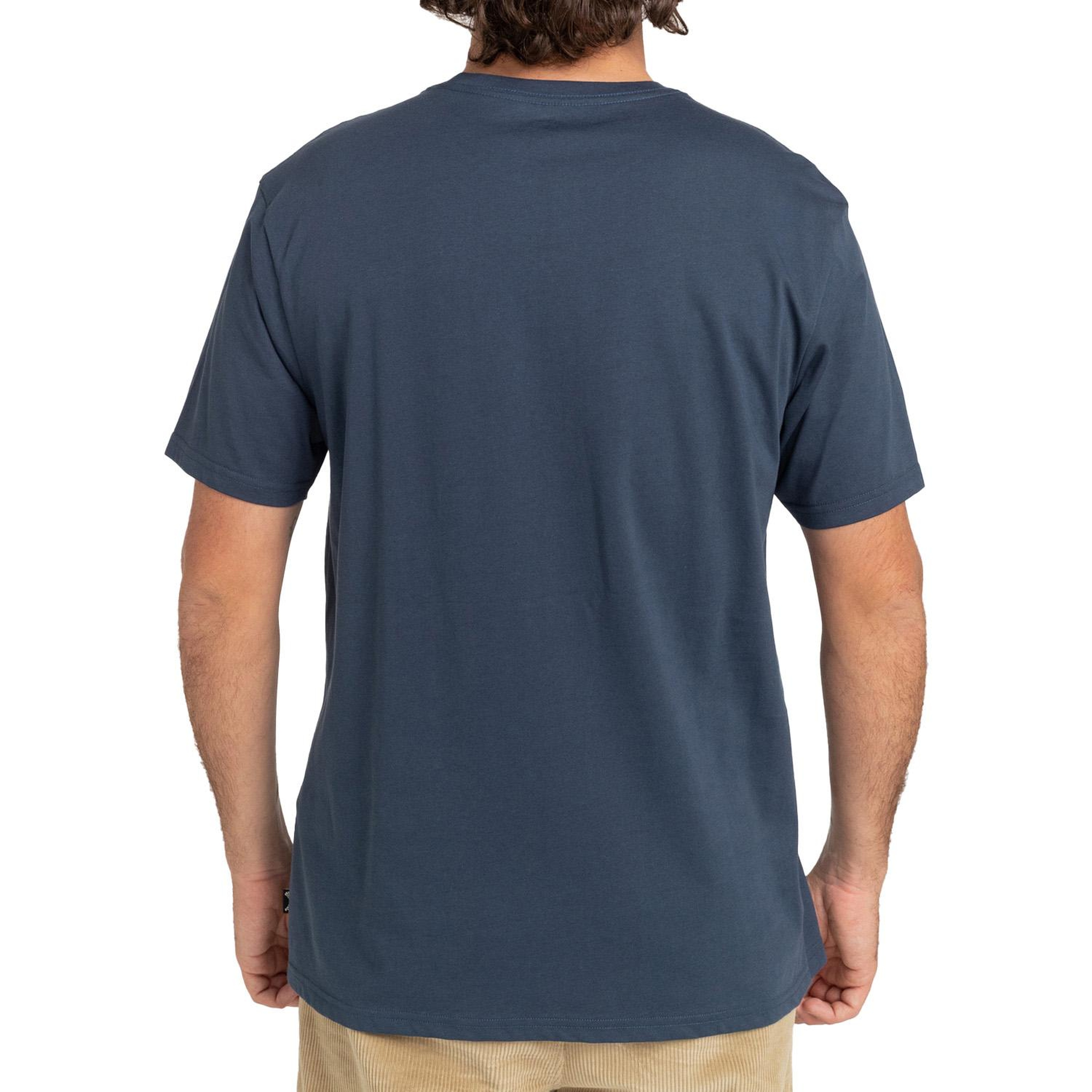 Billabong Trademark Ss Erkek Mavi Tişört