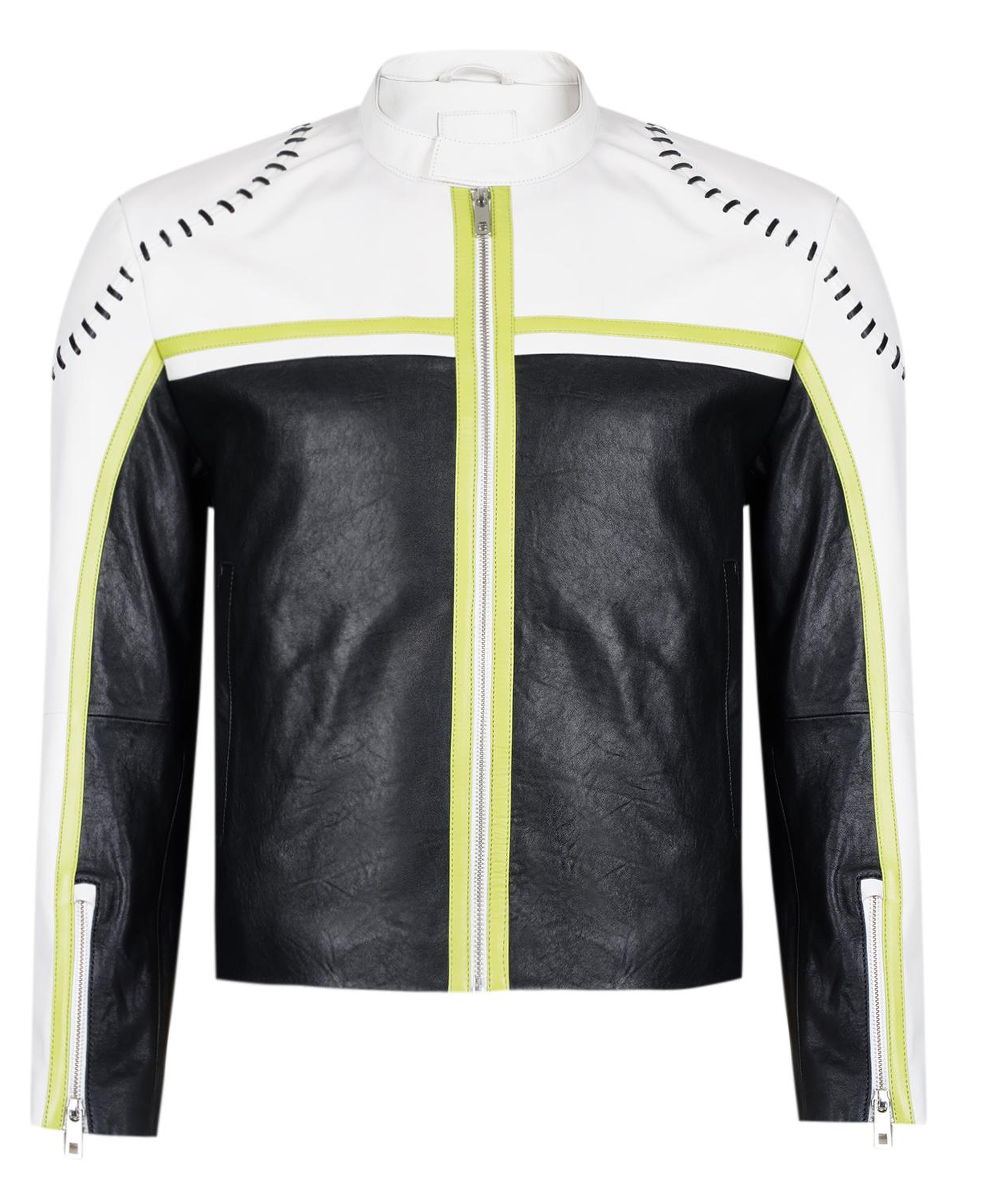 Ottone Yeşil Erkek Deri Ceket