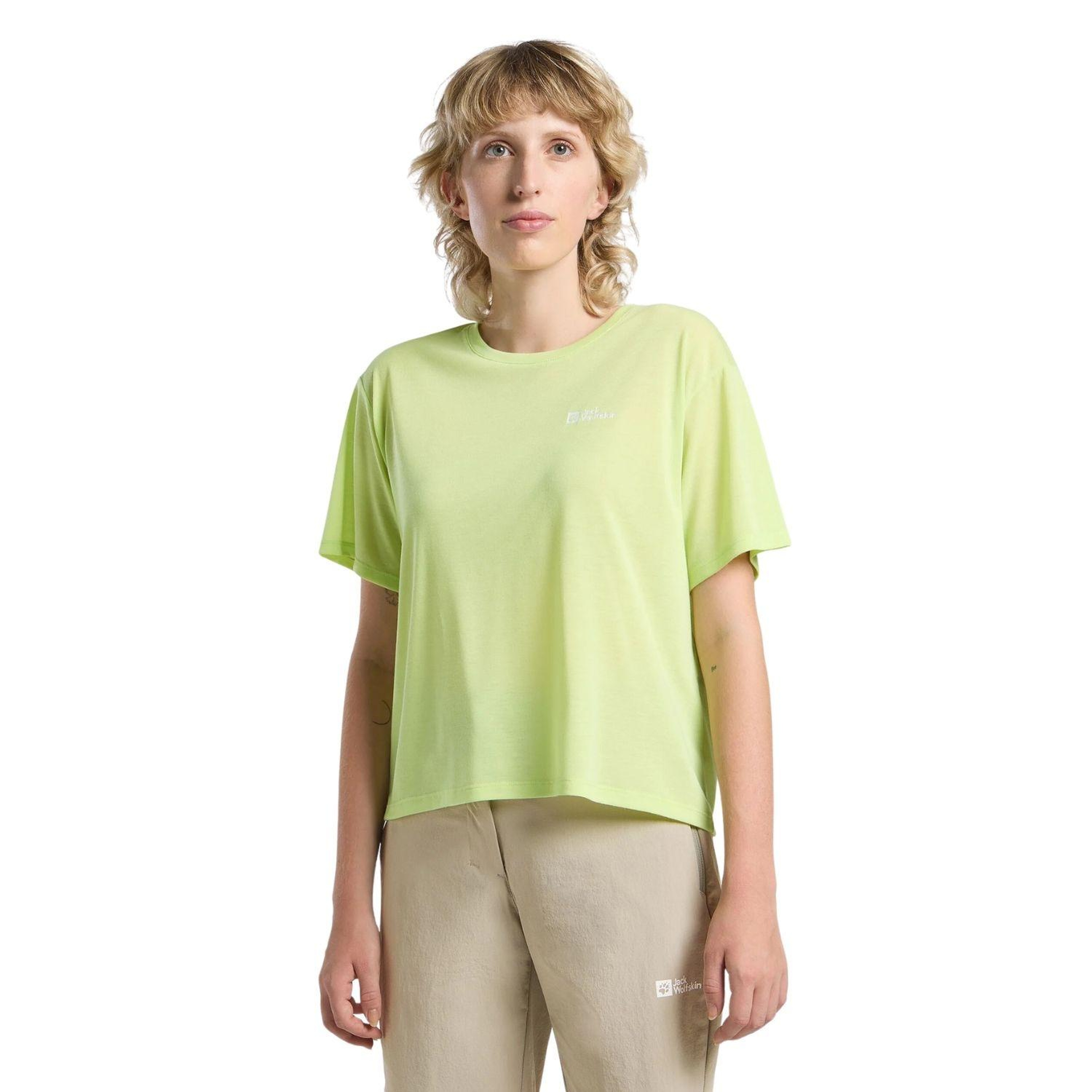 Jack Wolfskin Vonnan Crop T Kadın Tişört