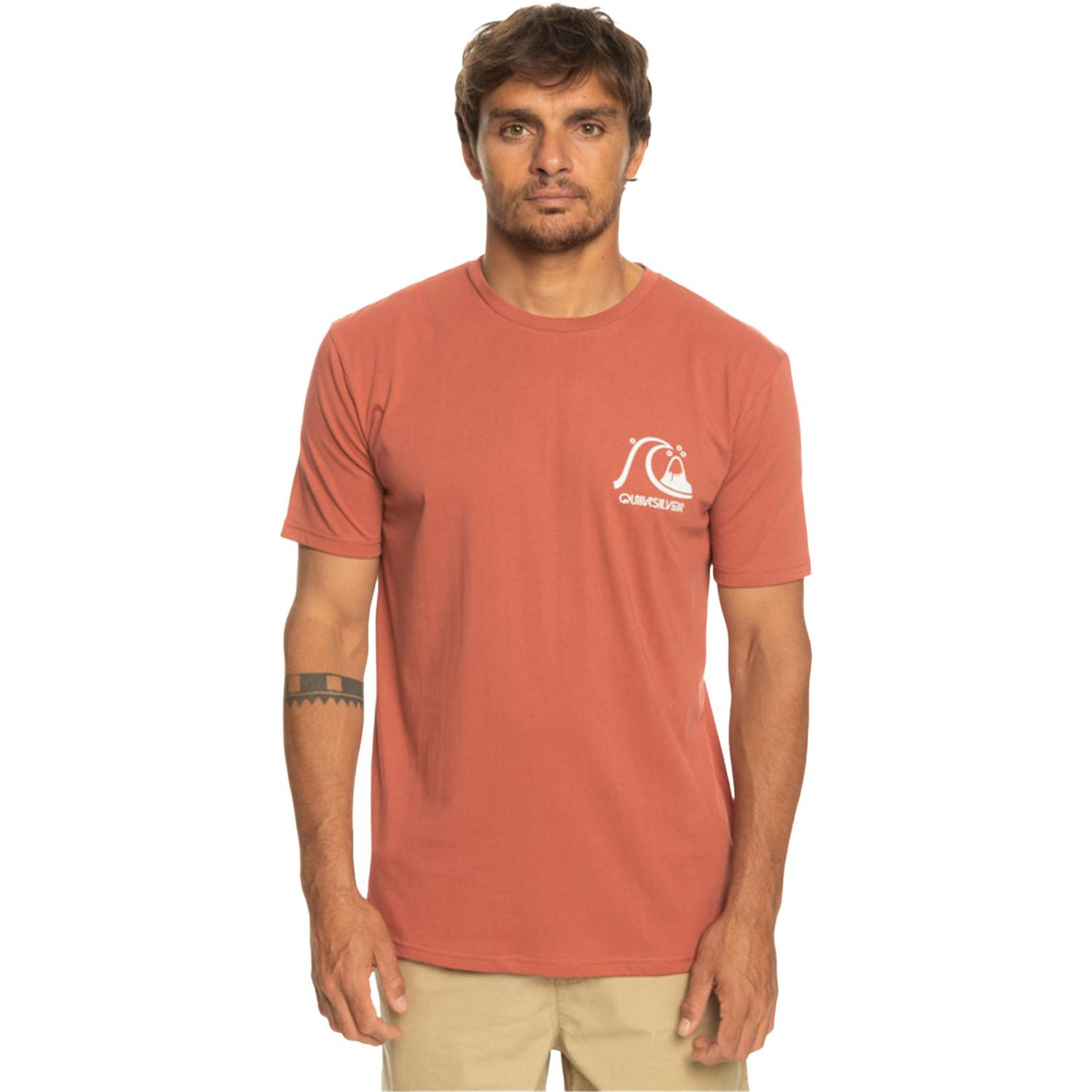 Quiksilver Theoriginaltee Erkek Kırmızı Tişört