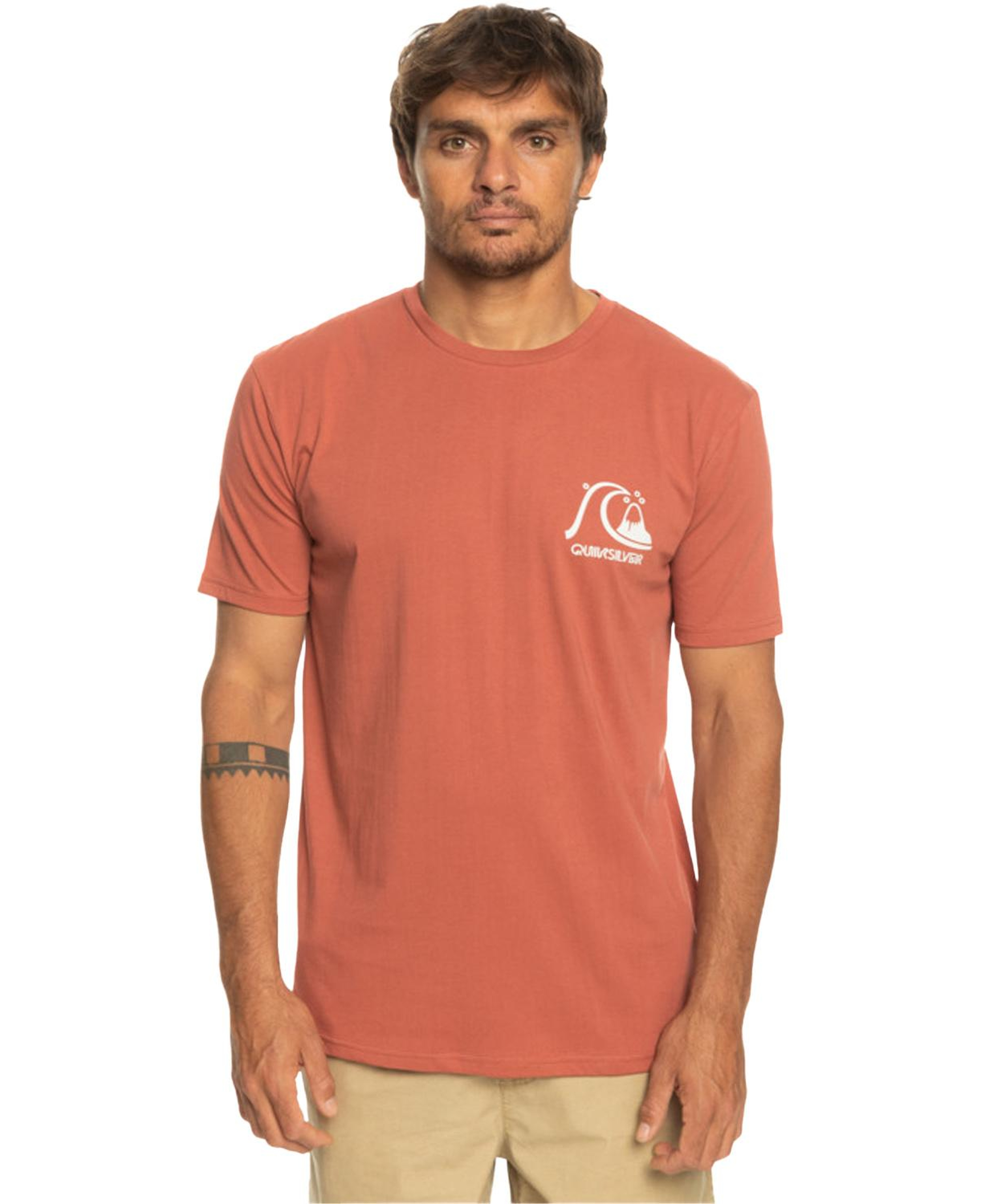 Quiksilver Theoriginaltee Erkek Kırmızı Tişört