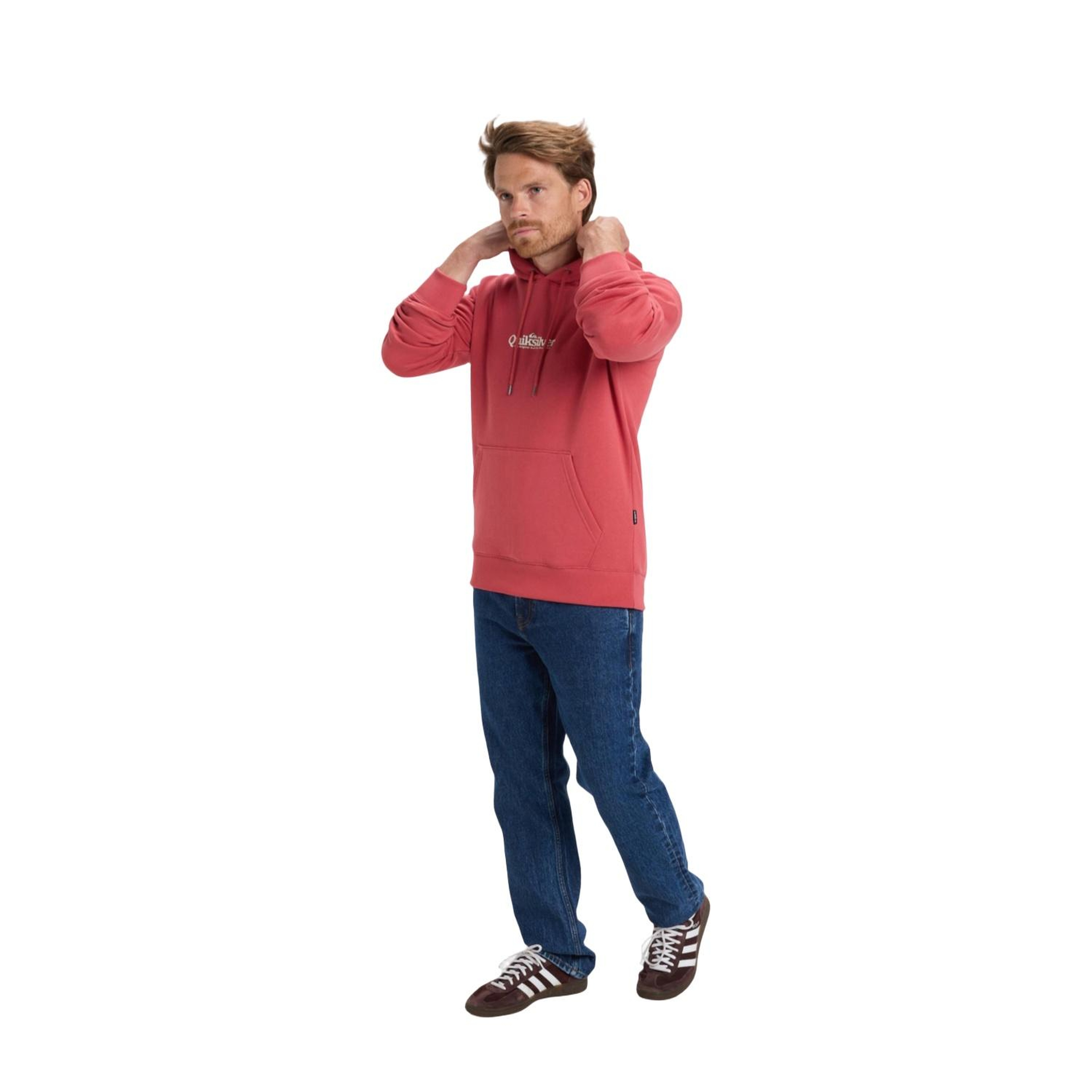 Quiksilver Screen Fleece Fineline Hoodie Erkek Sweatshirt