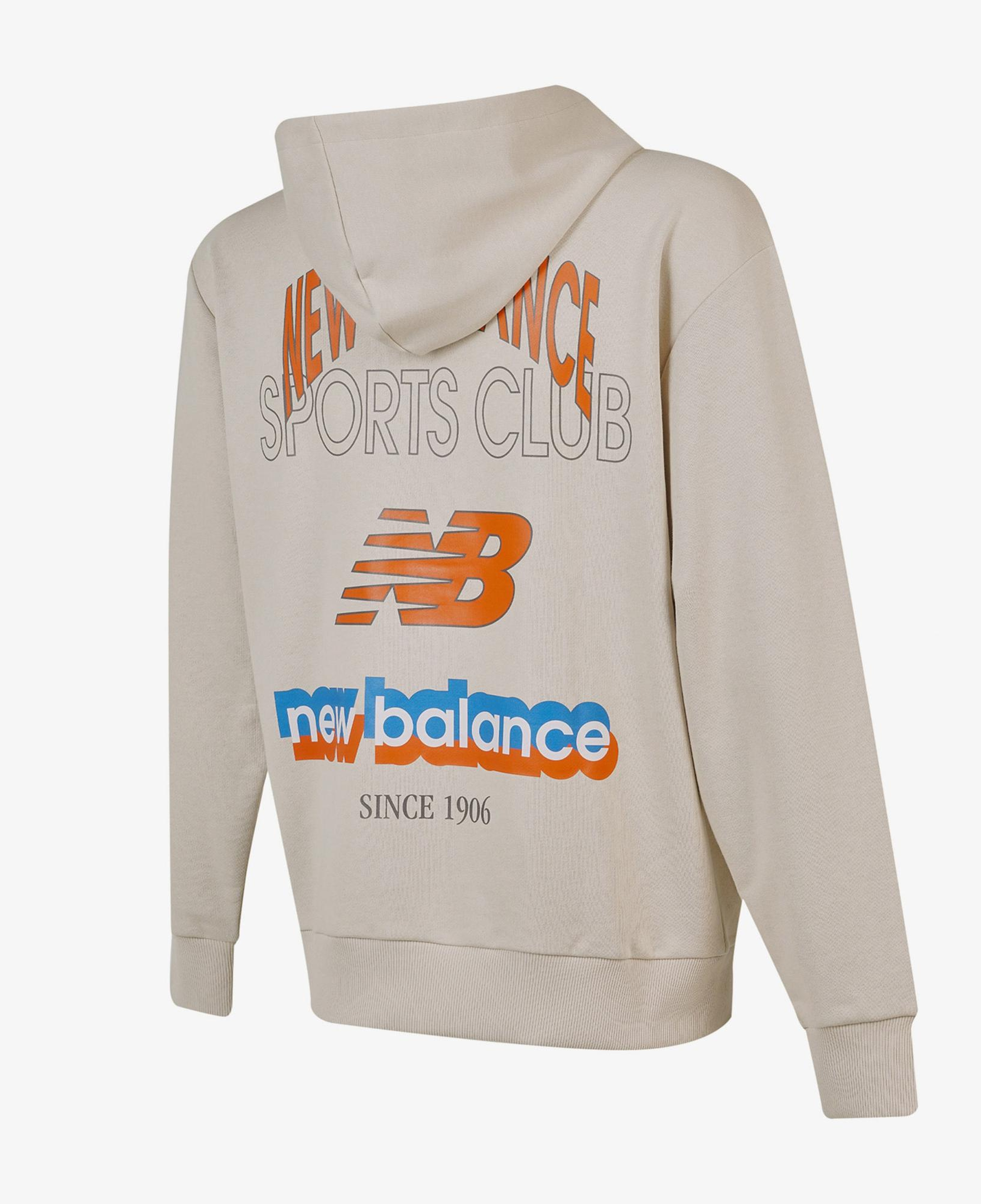 New Balance Lifestyle Erkek Bej Sweatshirt