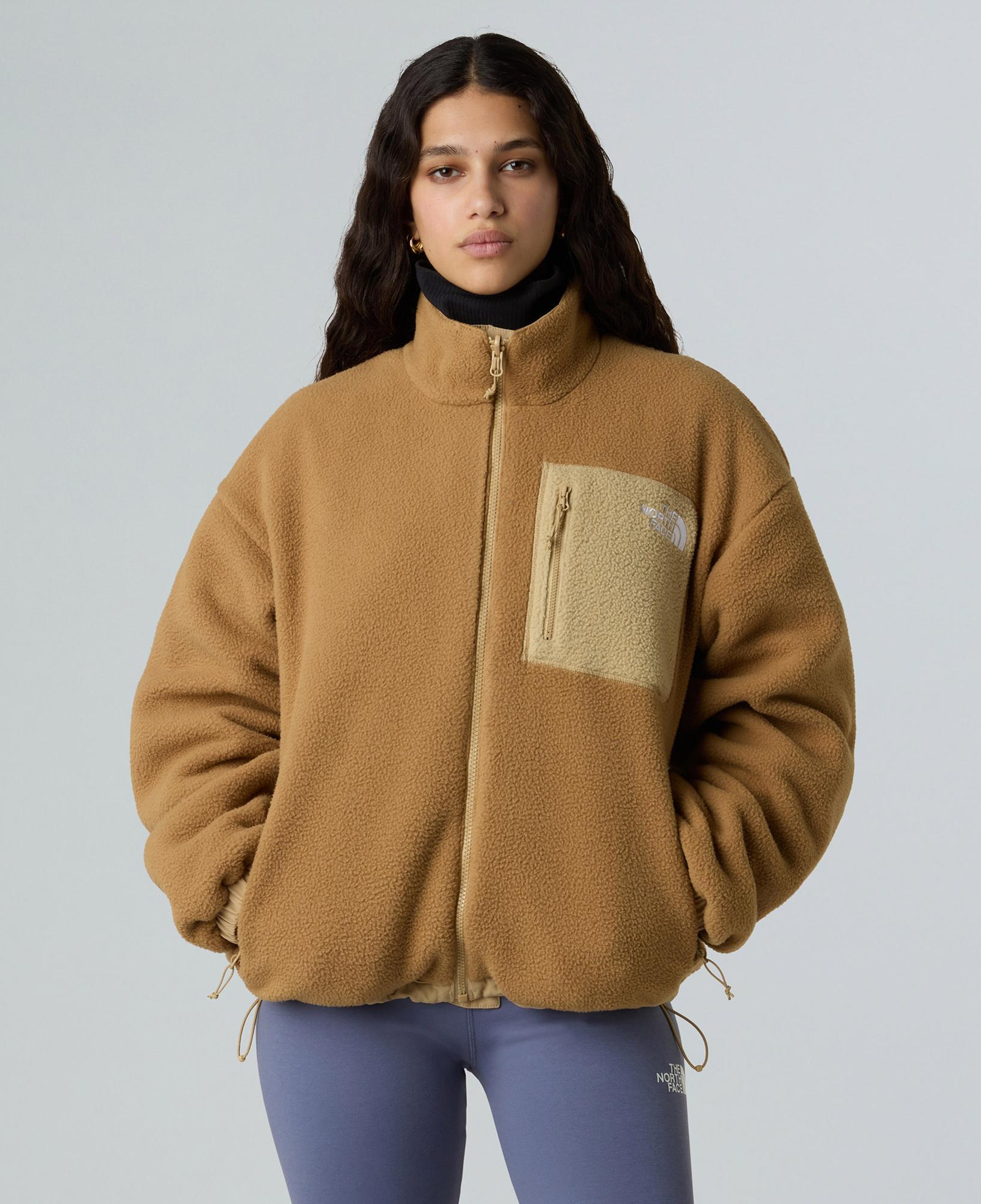 The North Face Yumiori Kadın Kahverengi Çift Taraflı Polar Mont