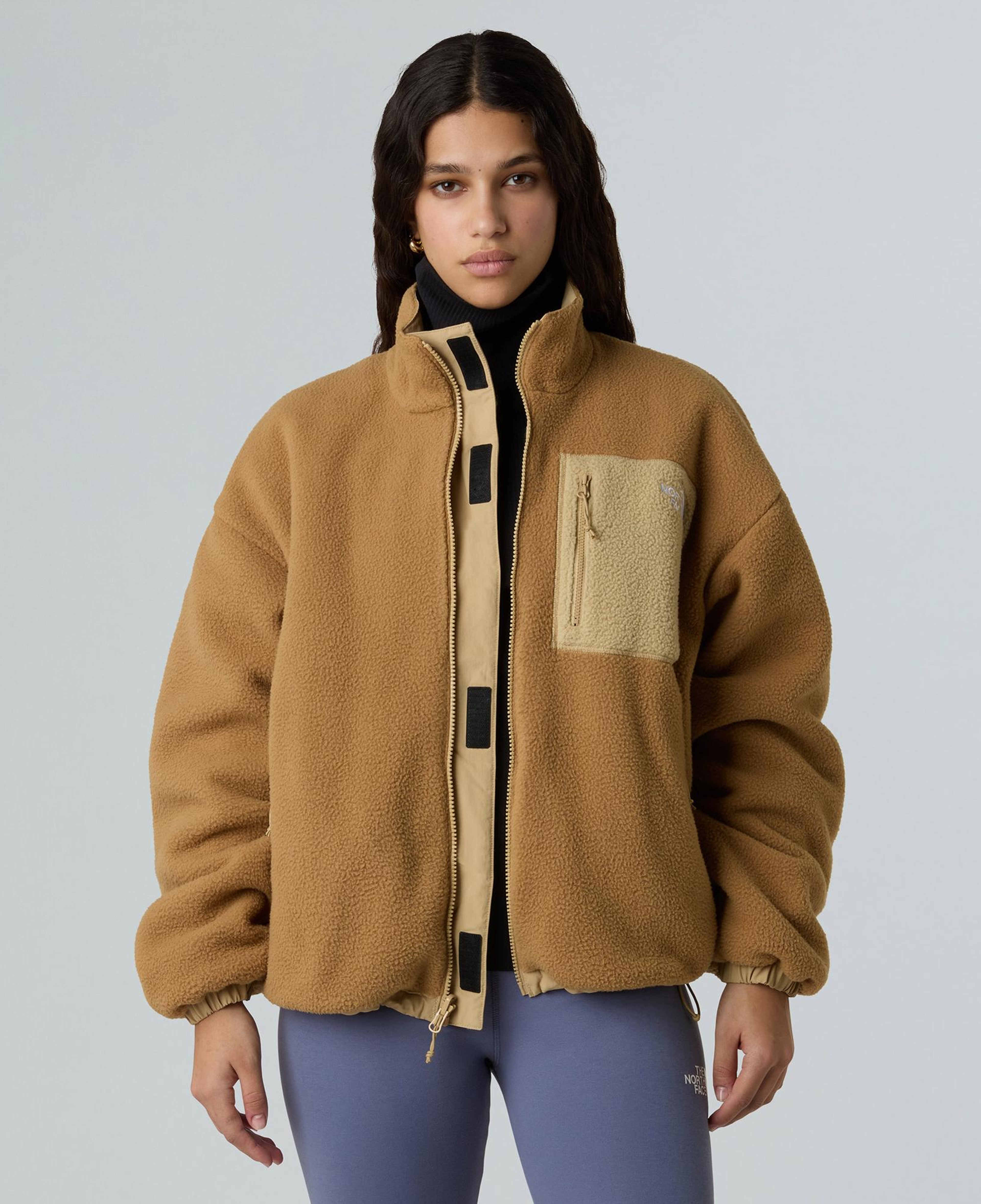 The North Face Yumiori Kadın Kahverengi Çift Taraflı Polar Mont