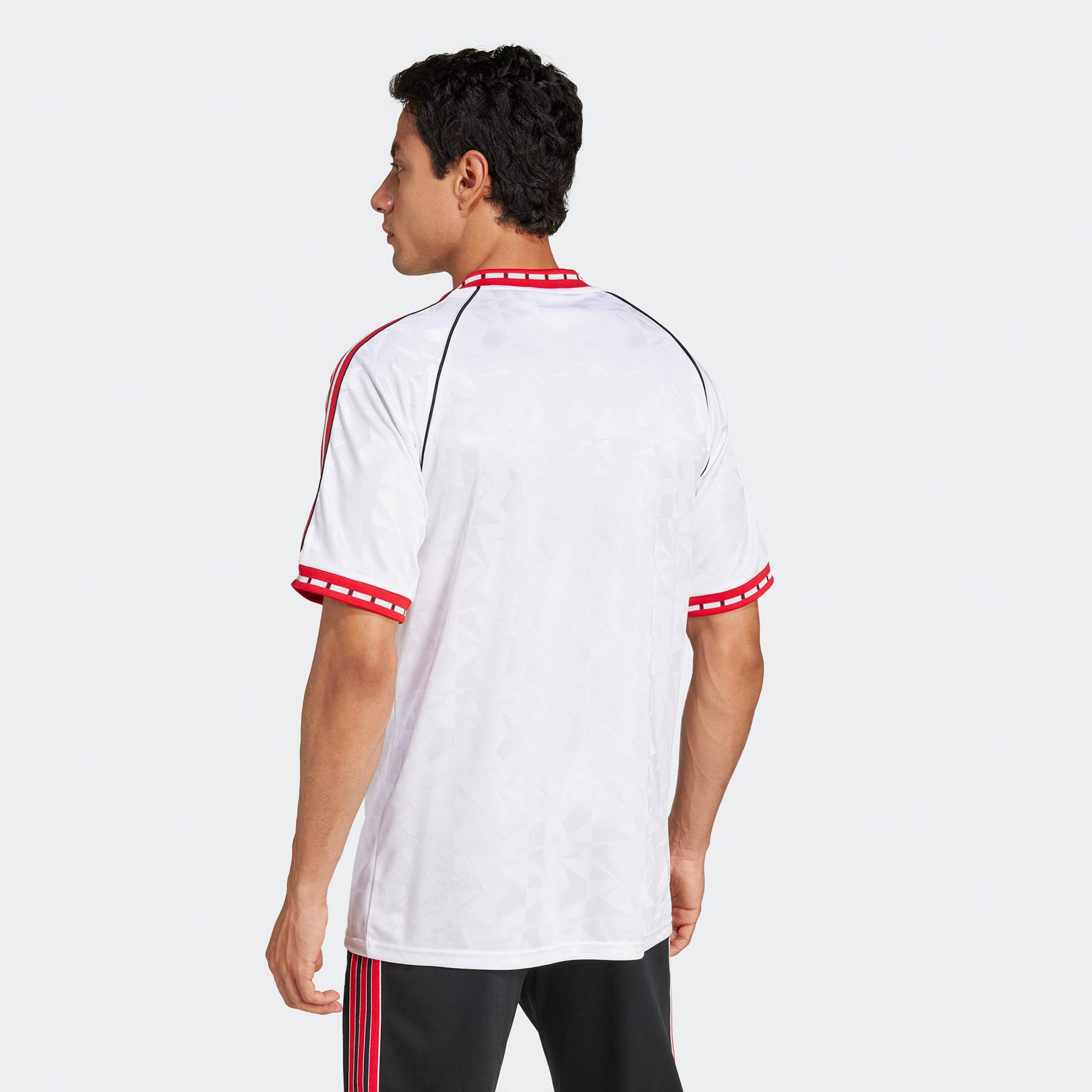 adidas Manchester United Retro Erkek Beyaz T-Shirt