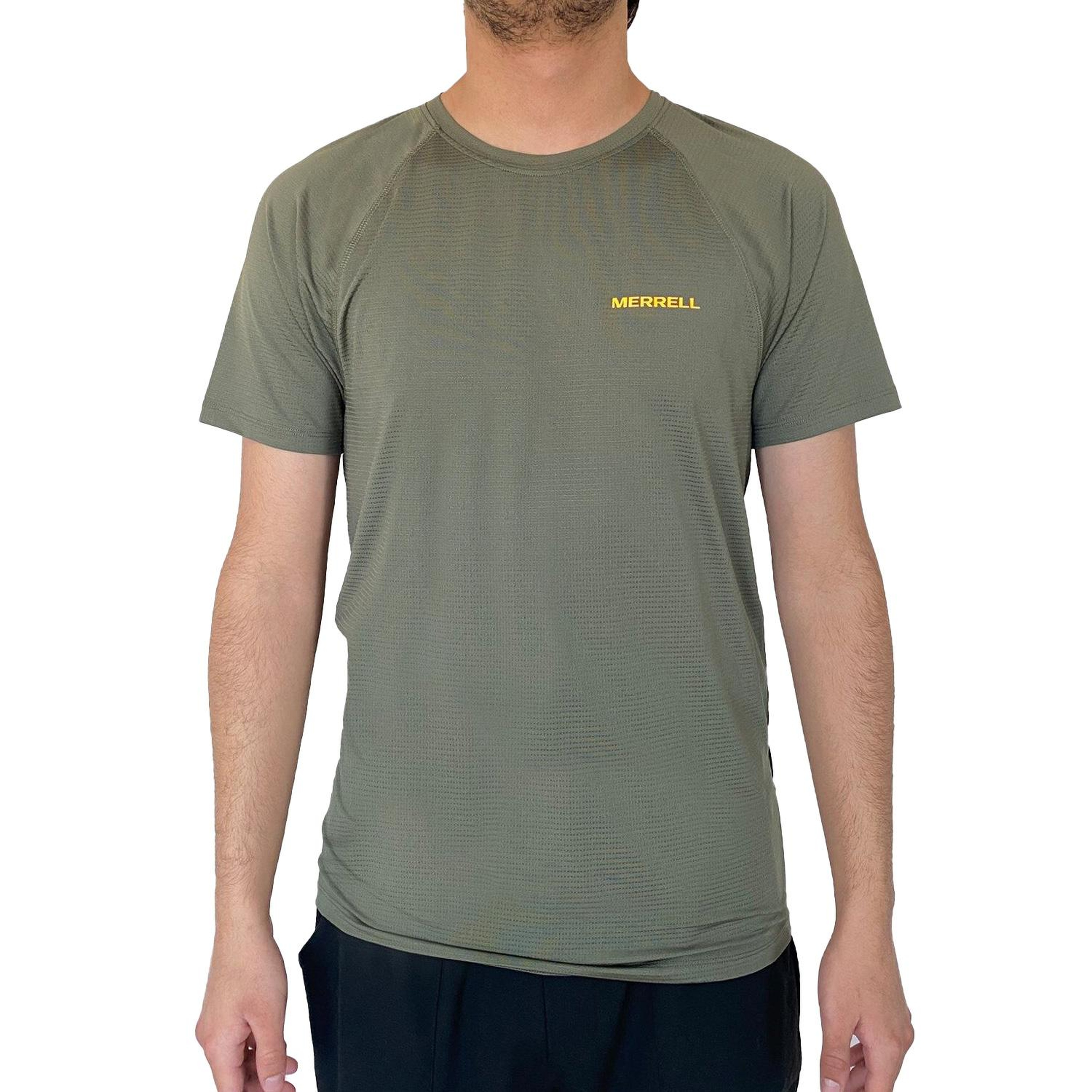Merrell Tend Erkek Yeşil Koşu Tişört