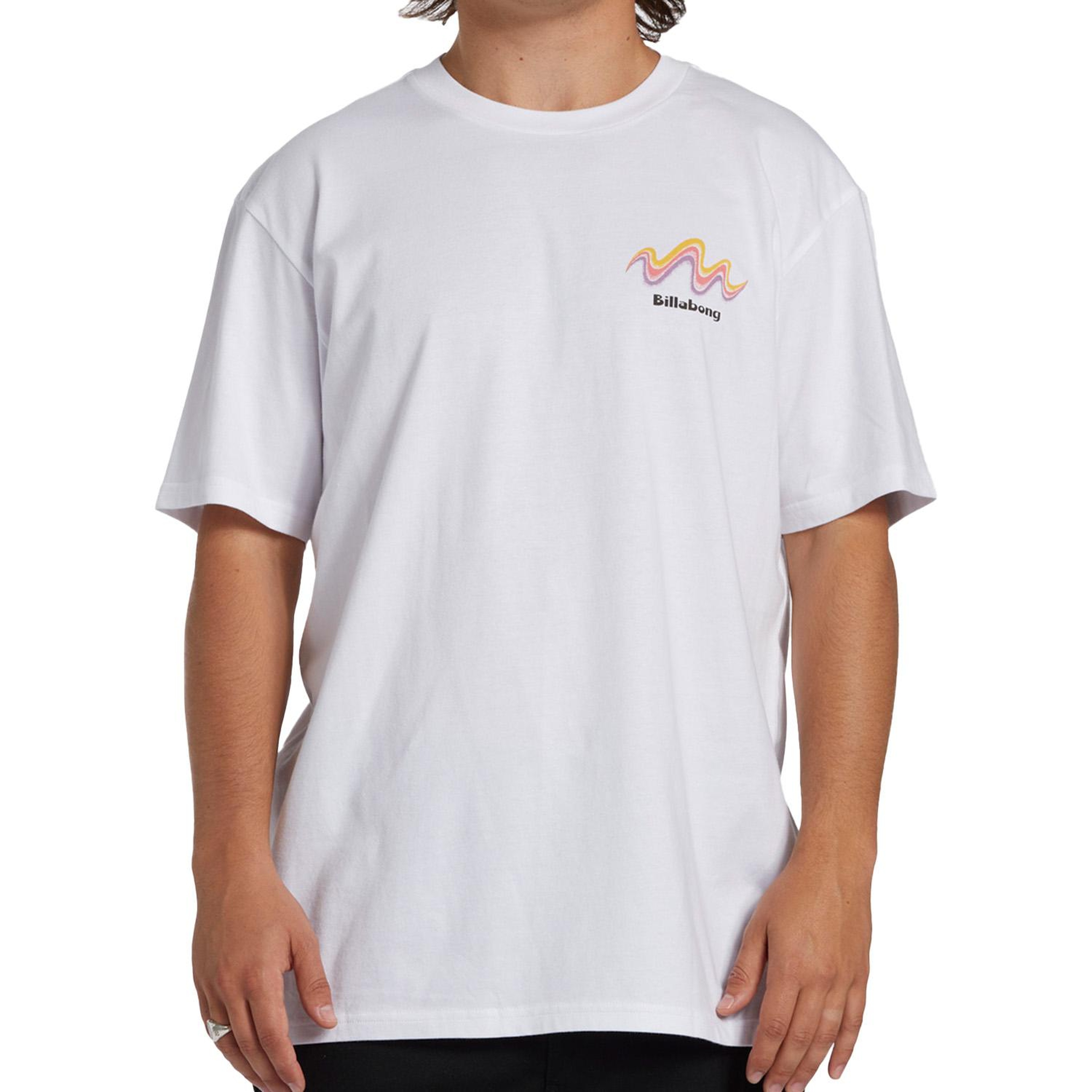 Billabong Segment Tees Erkek Beyaz Tişört