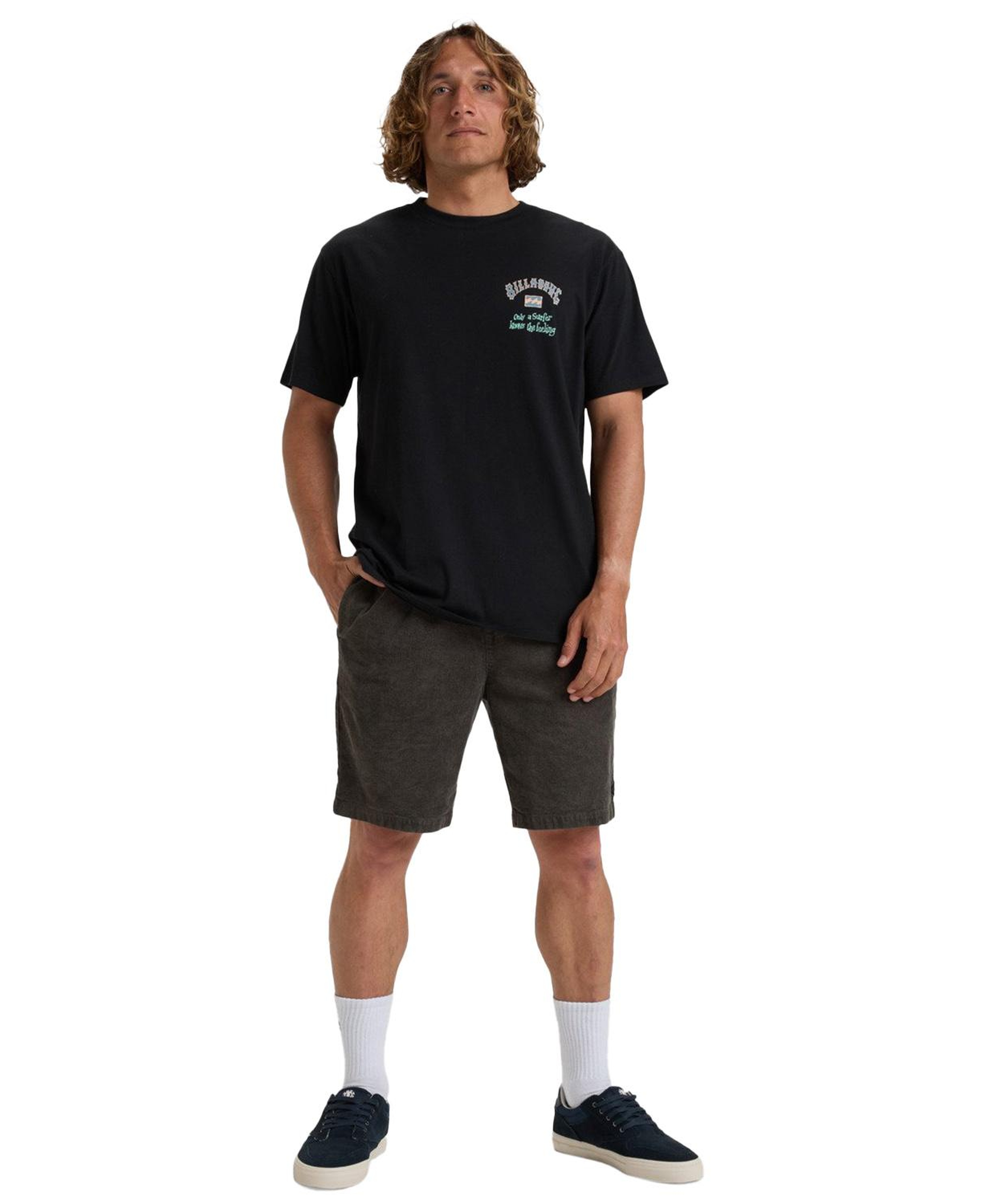 Billabong Know The Feeling Ss Erkek Siyah Tişört