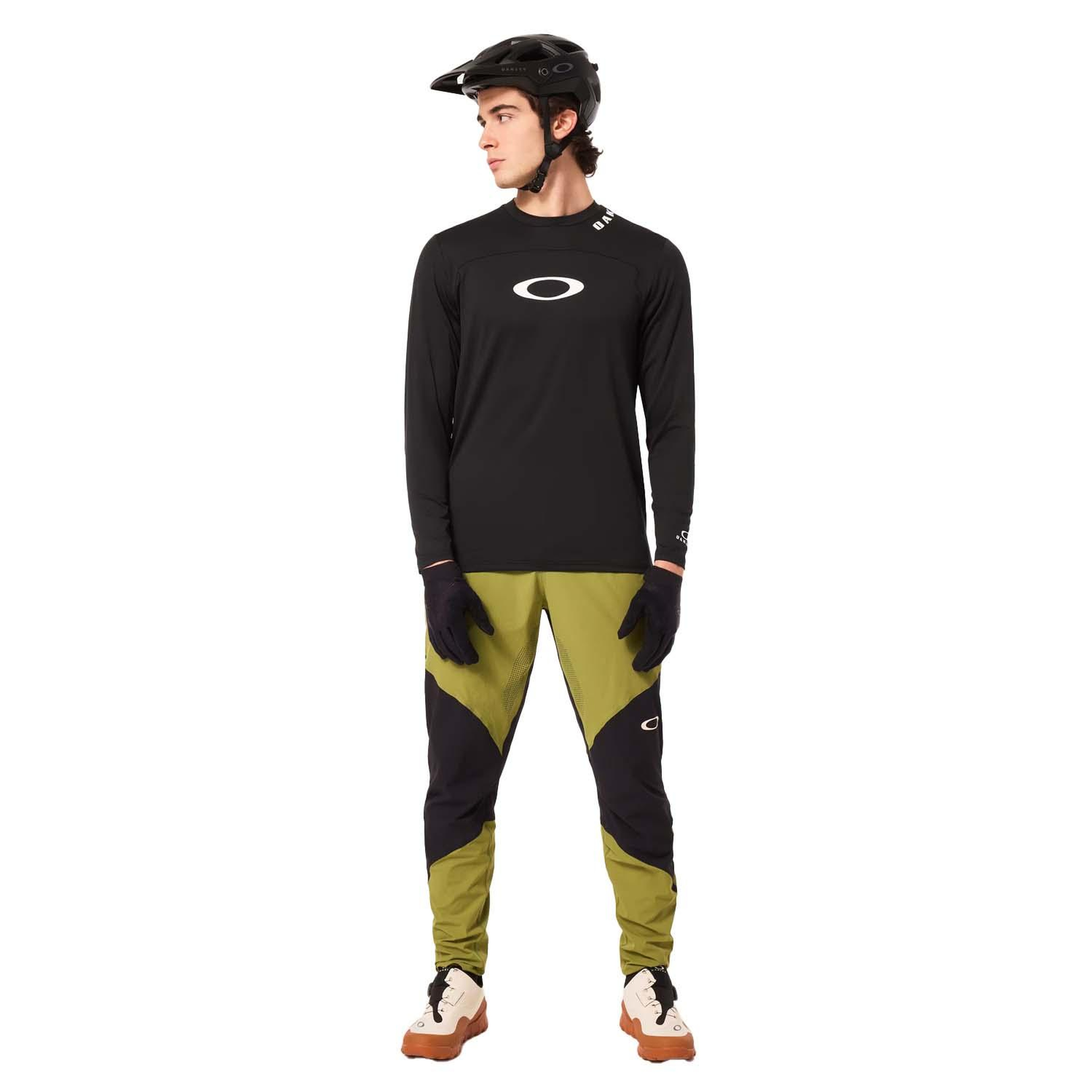 Oakley Free Ride Rc Ls Jersey Erkek Siyah Tişört