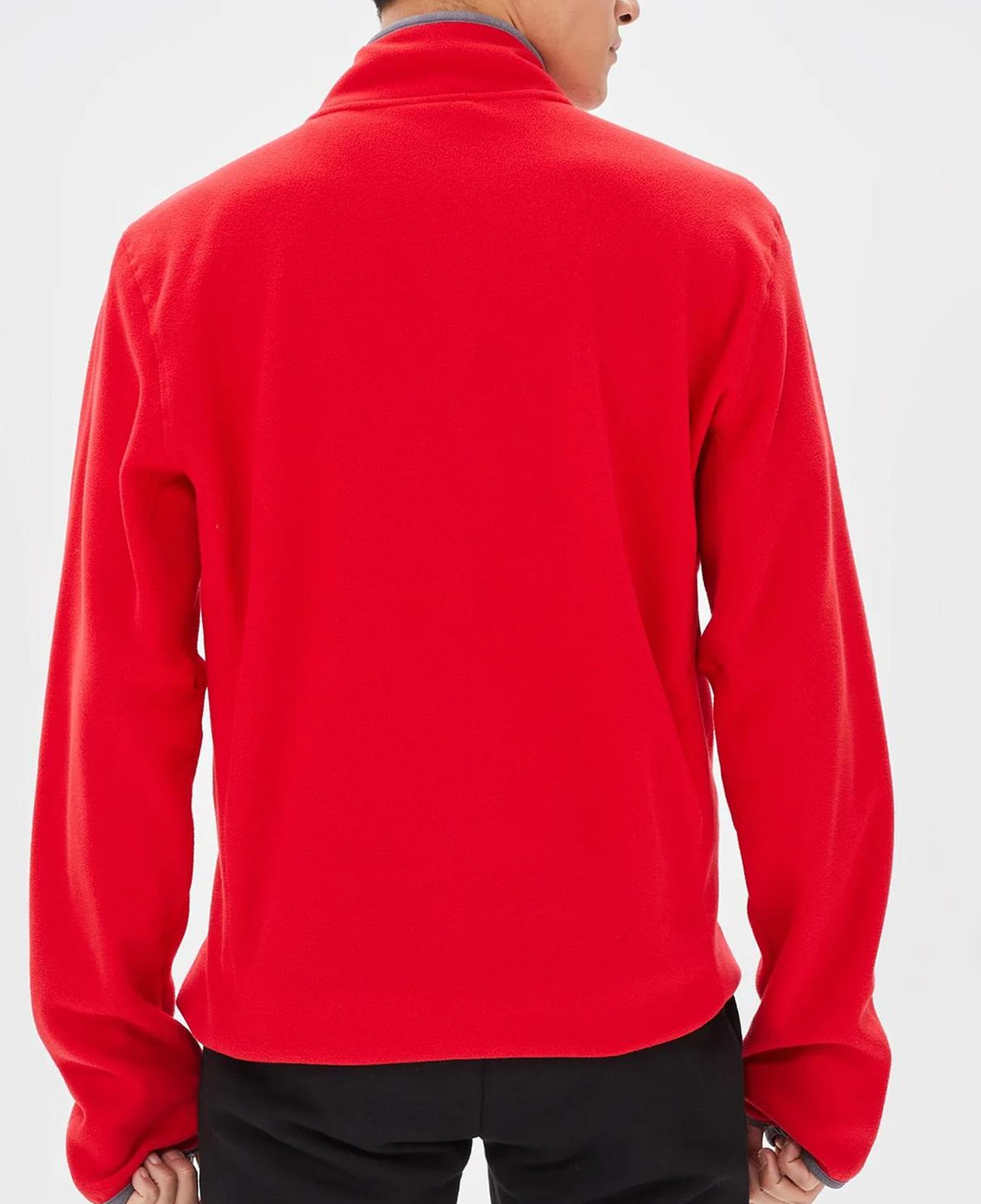 Quiksilver Mission Halfzip Erkek Kırmızı Polar
