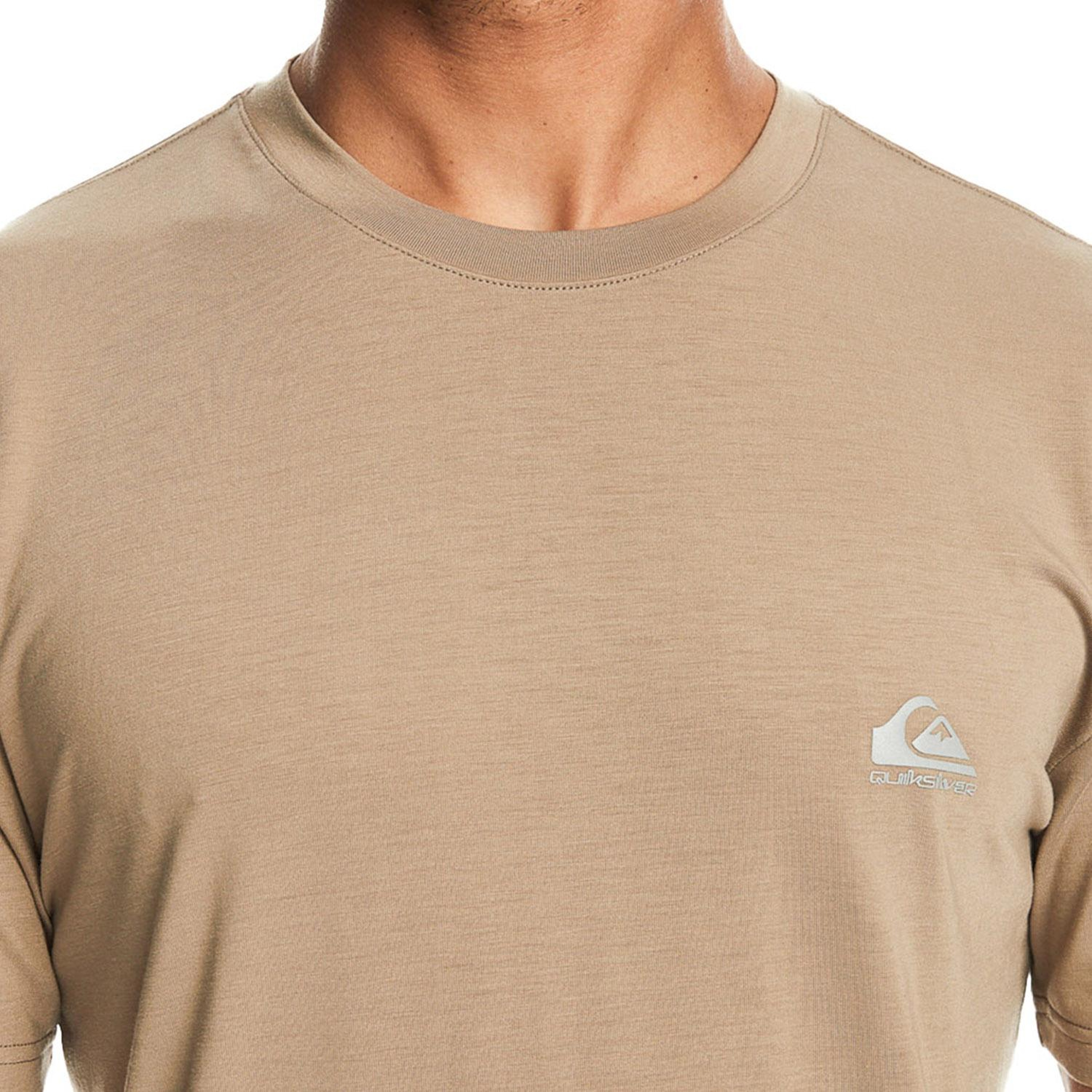 Quiksilver Coastal Run Erkek Bej Tişört