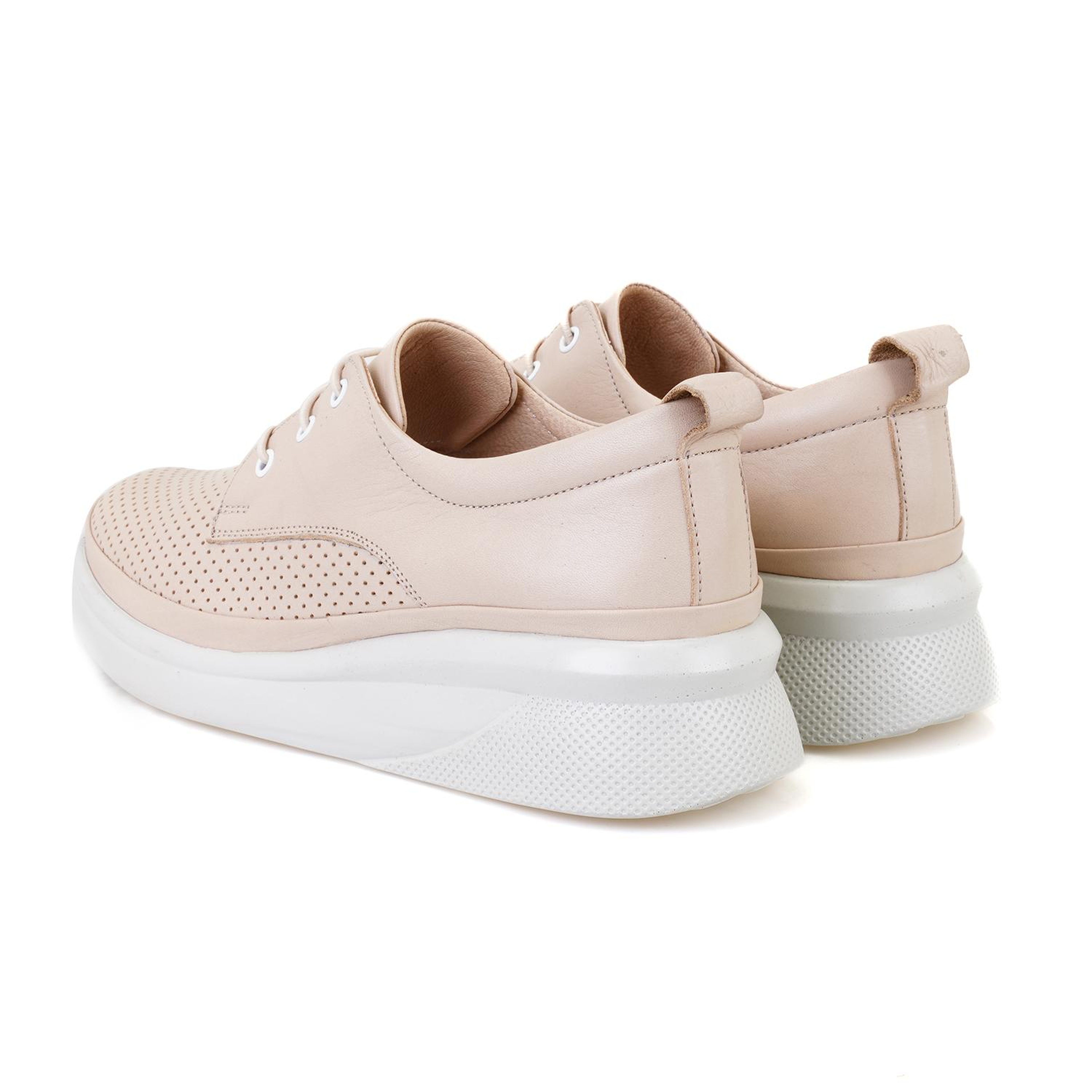 Kadın Bej DesaComfort Deri Günlük Ayakkabı