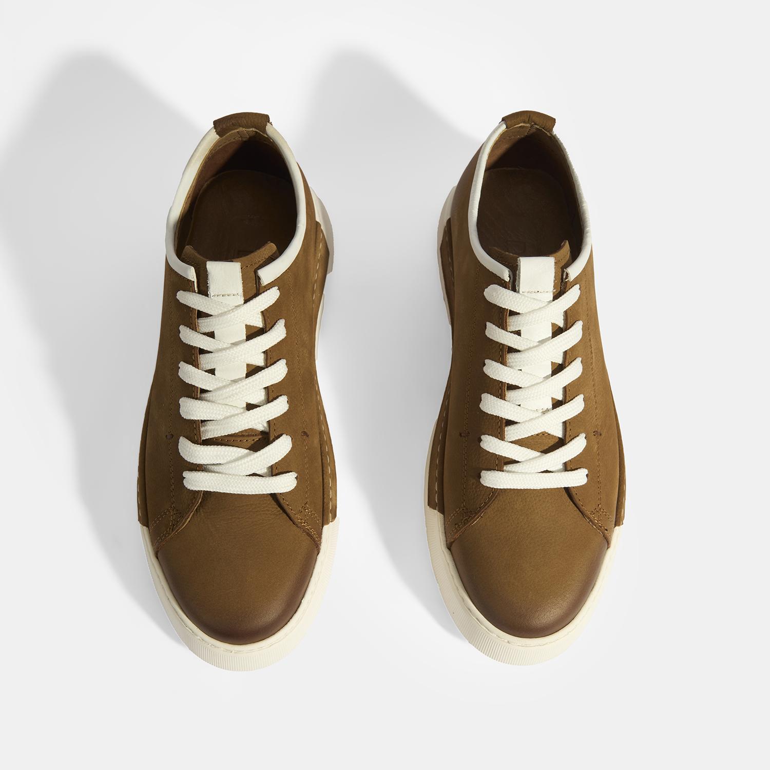 Triyo Taba Erkek Bağcıklı Deri Günlük Ayakkabı