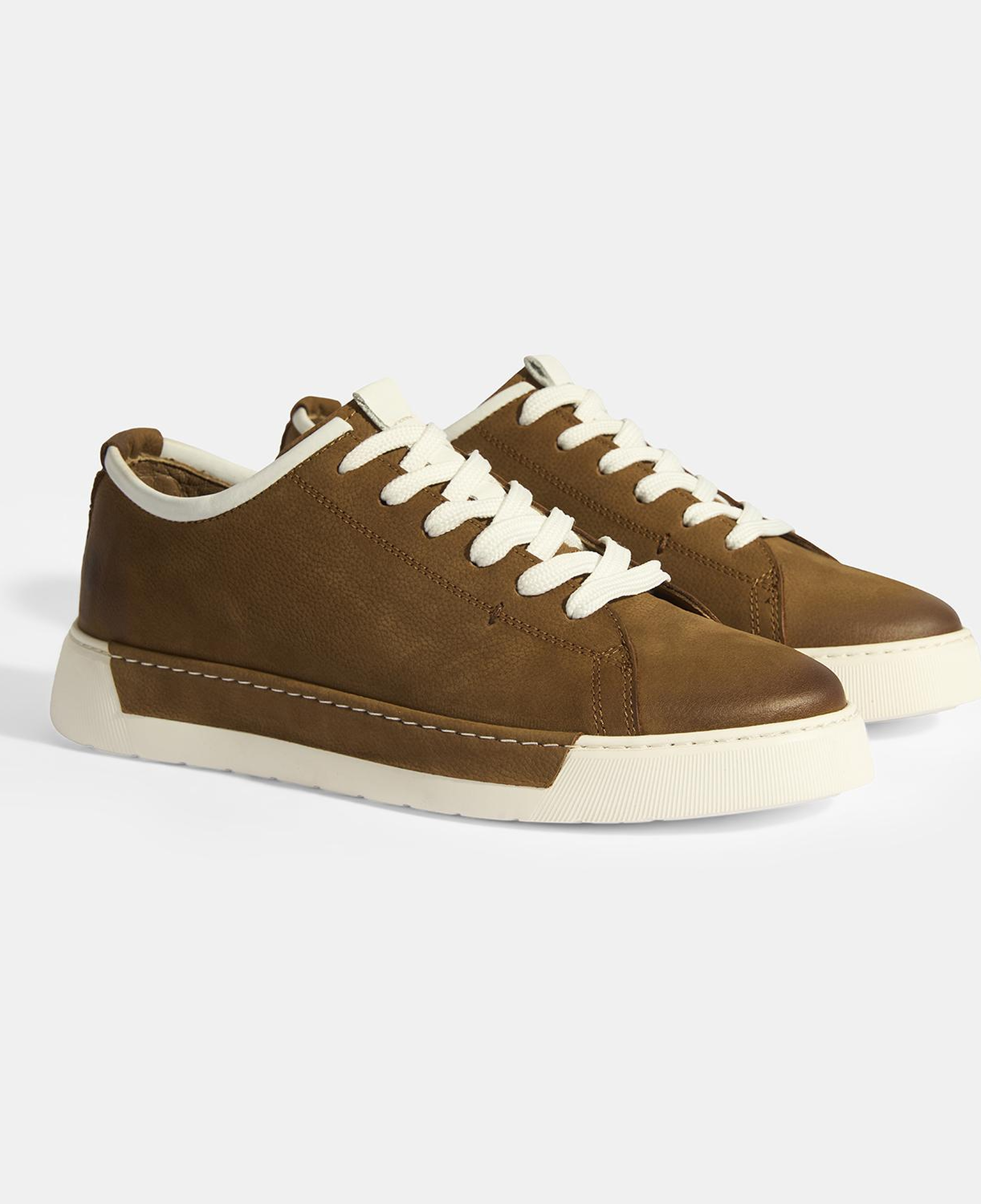 Triyo Taba Erkek Bağcıklı Deri Günlük Ayakkabı