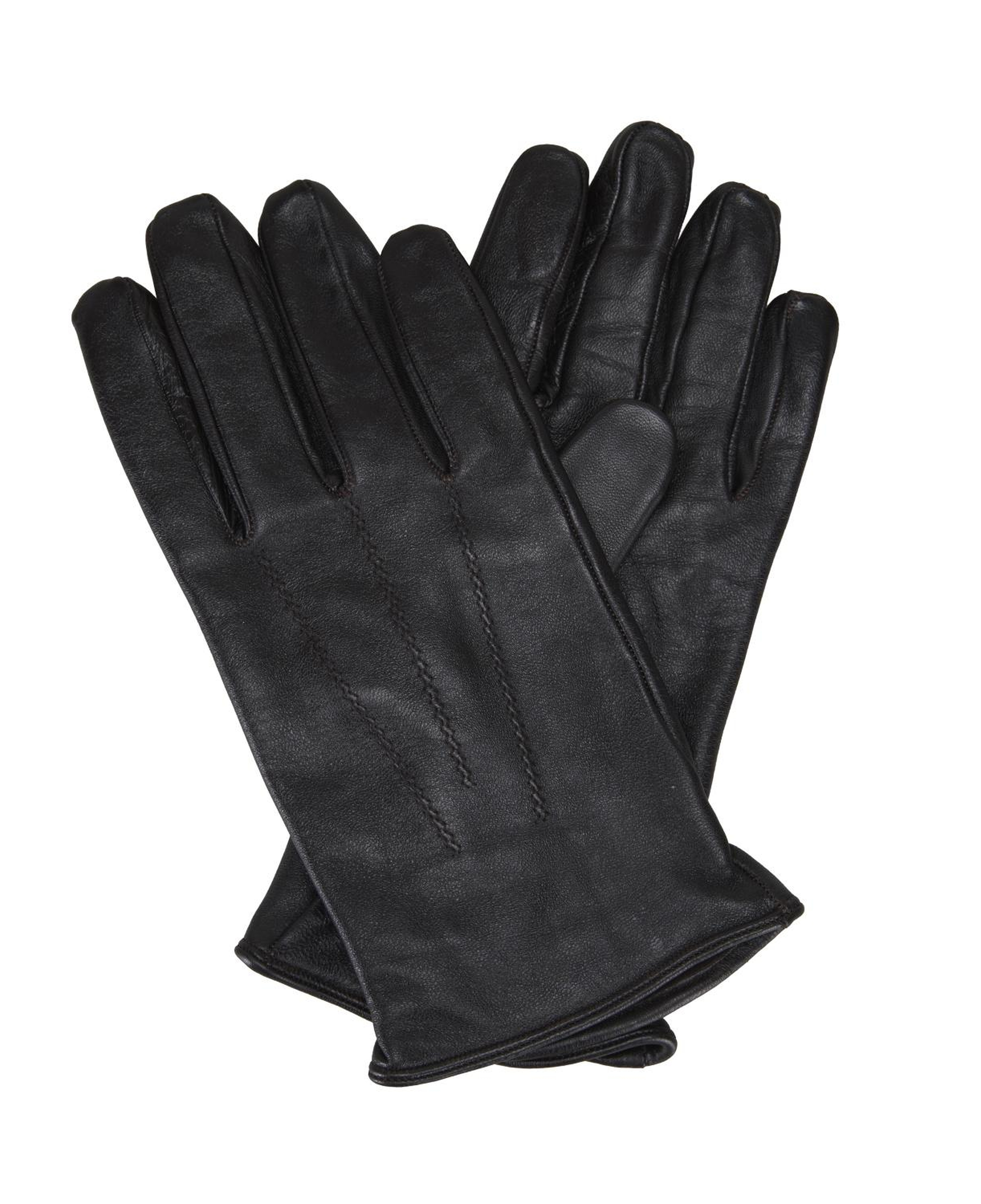 Vespera Kahve Erkek Lastikli Deri Eldiven