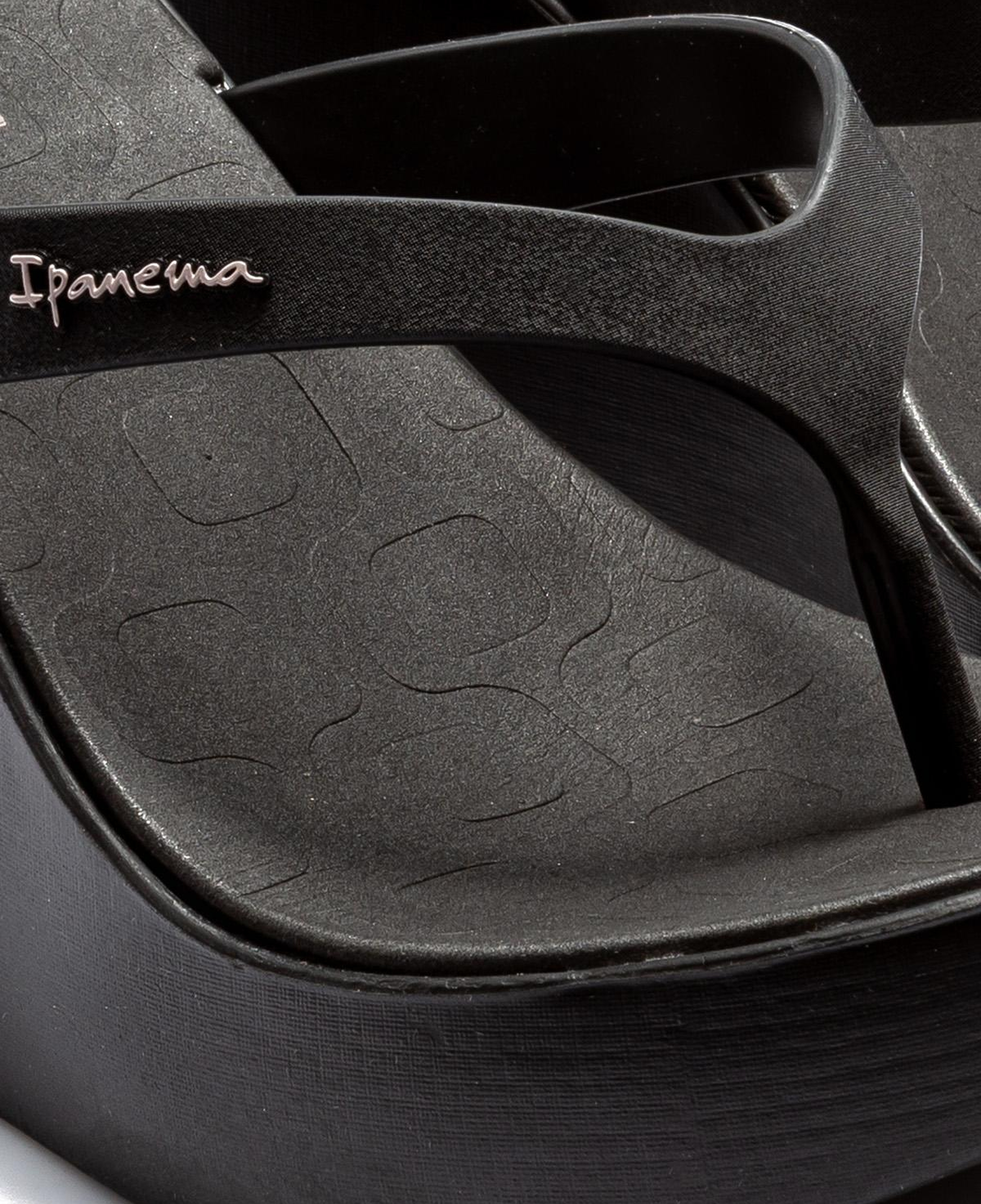 High Fashion Fem Topuklu Kadın Parmak Arası Terlik Siyah 35/40