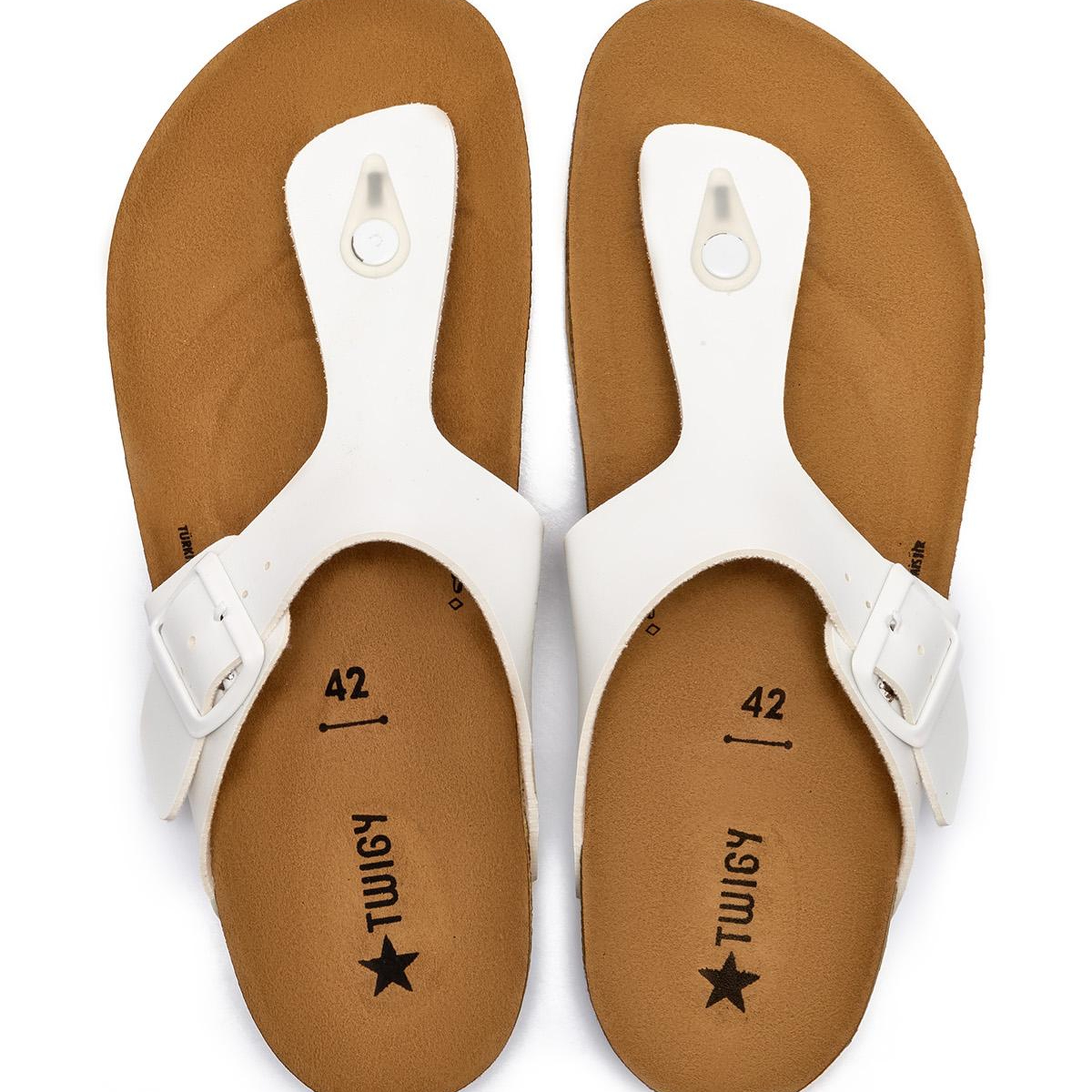 Igor 18 Erkek Parmak Arası Terlik Beyaz 40/45