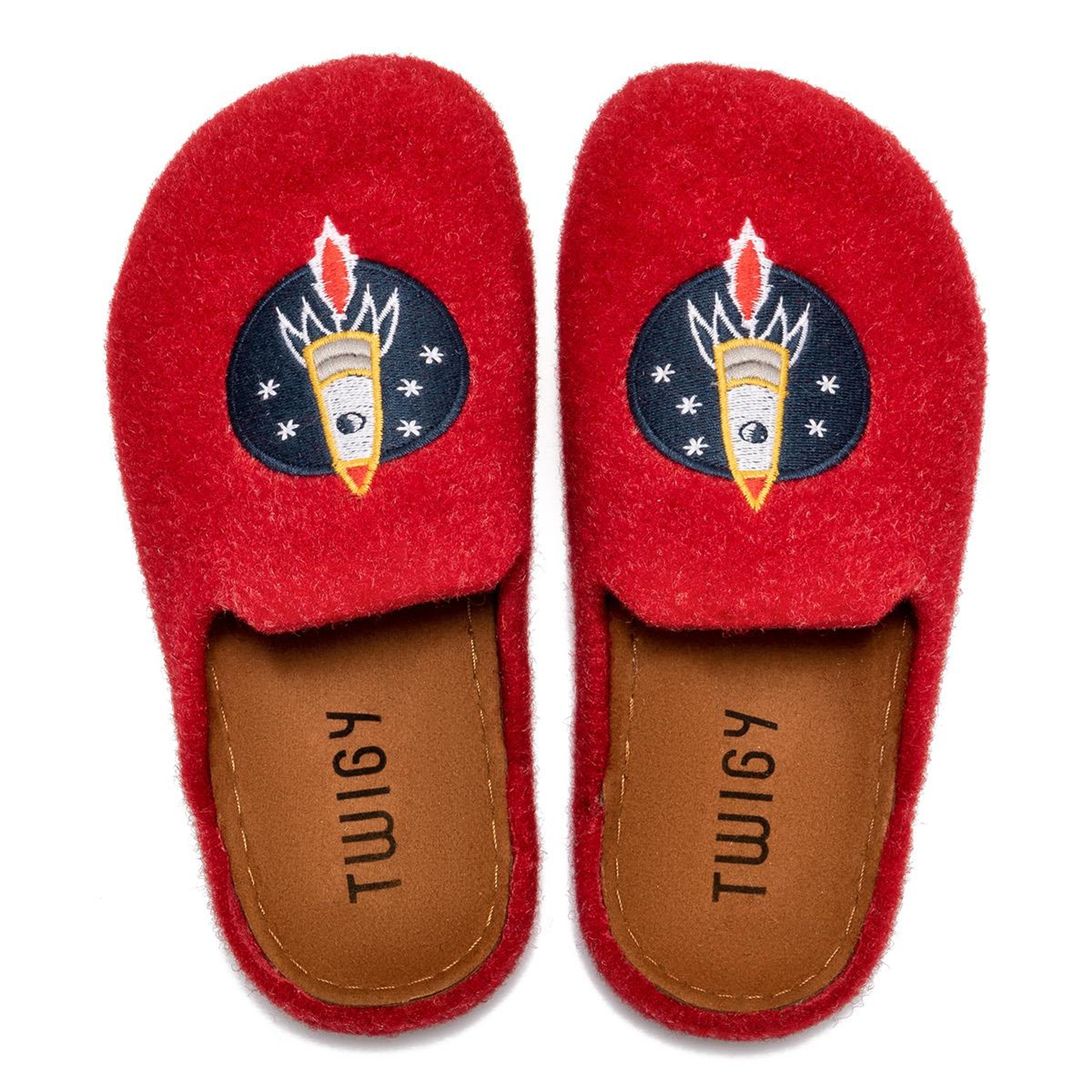 Roket Çocuk Ev Terliği Kırmızı 30/35