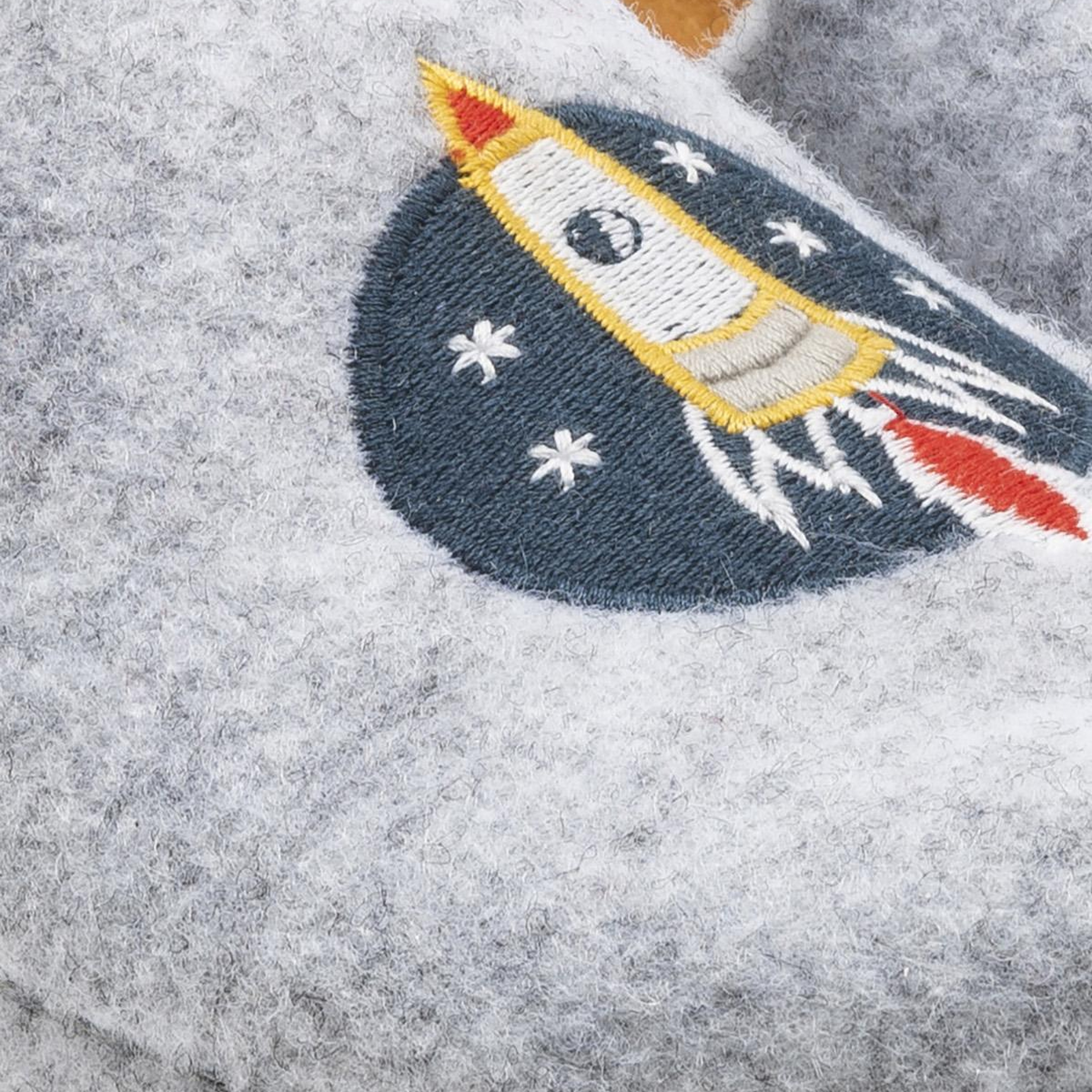 Roket Çocuk Ev Terliği Gri 30/35