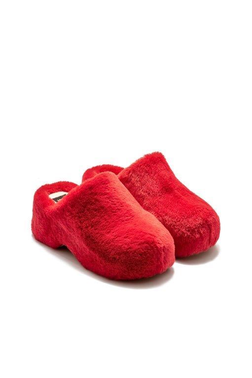 Lilo Peluş Kadın Ev Terliği Kırmızı 36/40